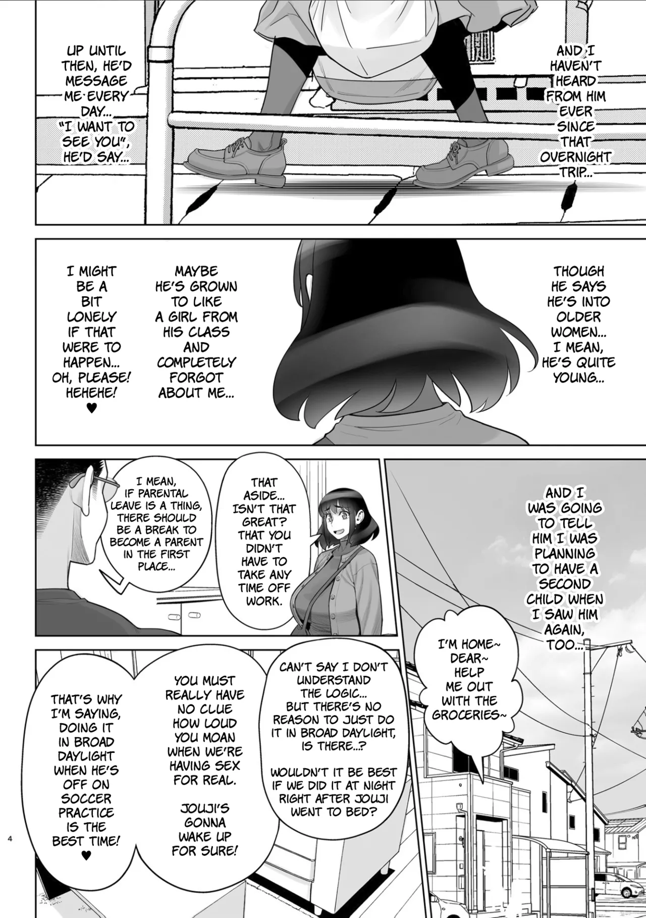 Bijin Tsuma Makimura Yukari Series 7 - Musuko no Doukyuusei to Otto Kounin Haramase SEX | Hot, Steamy, Baby-Making Sex With Her Son's Classmate! page 3 full