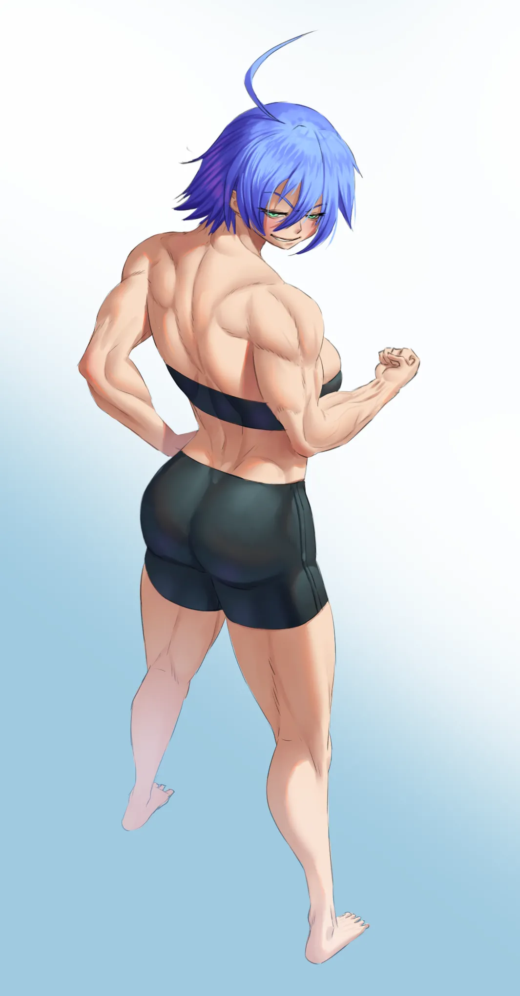 muscle girl art page 6 full