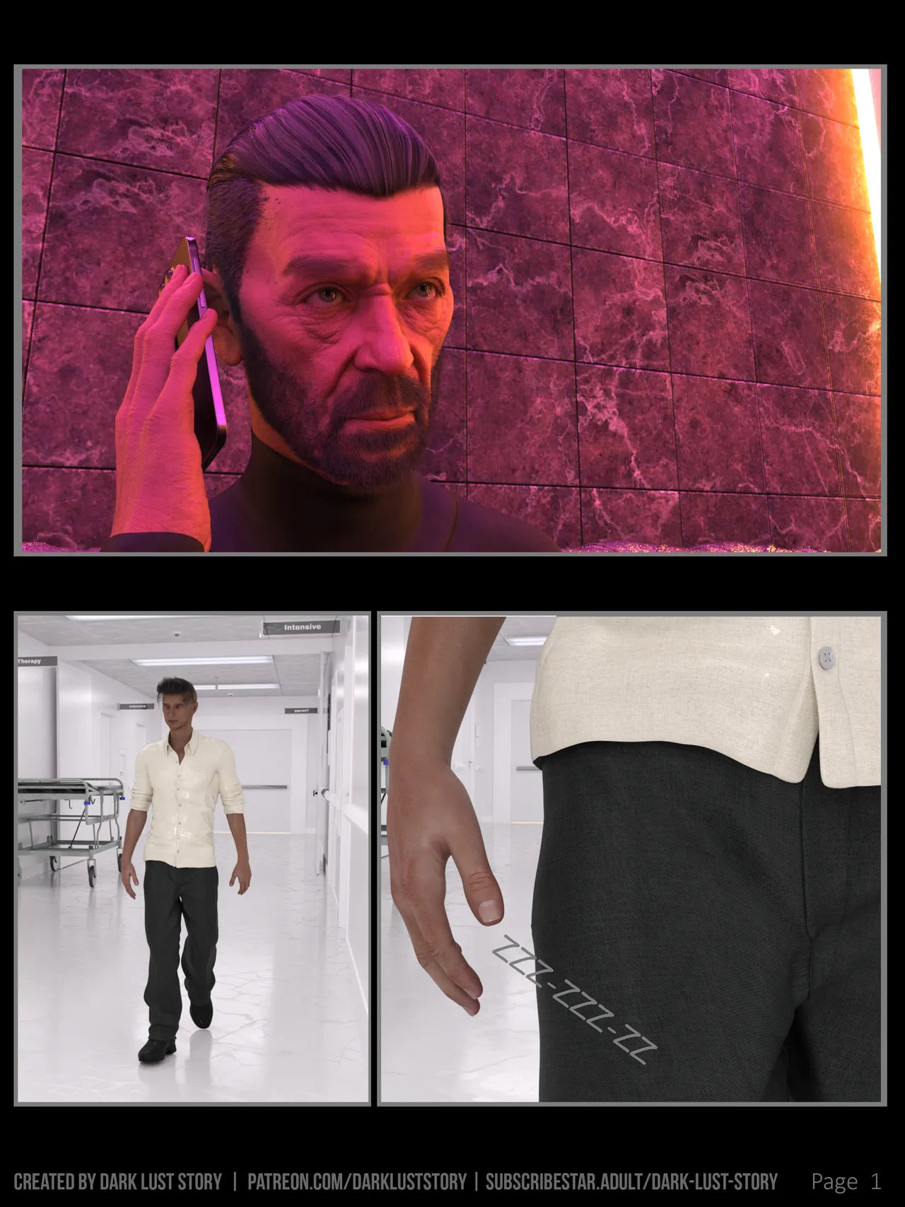 Neon Blood - Episode 4 The Hypnotic Trap Part II page 1 full