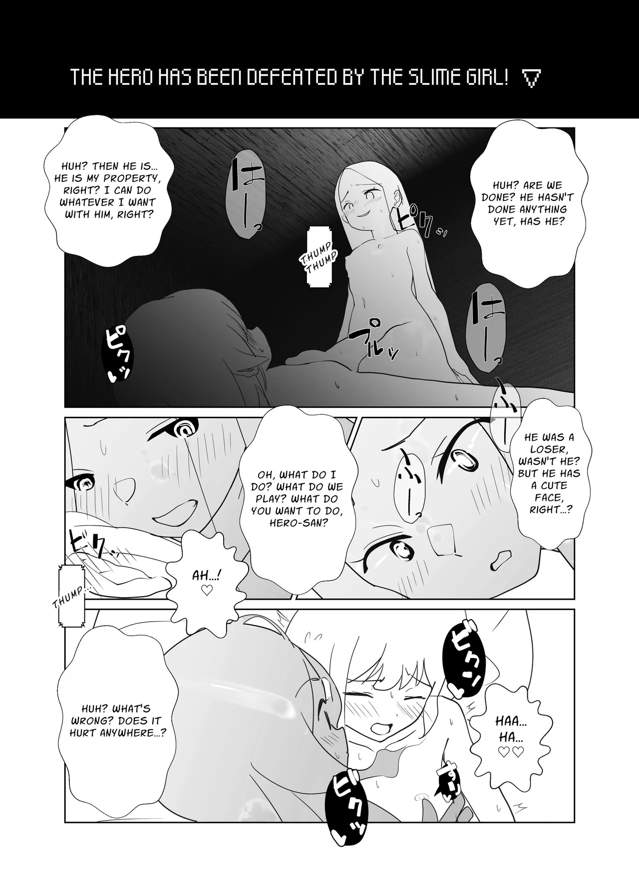After Losing to a Monstergirl! ~the hero cursed to by unavoidable defeat~ 1: Slime Monster page 10 full