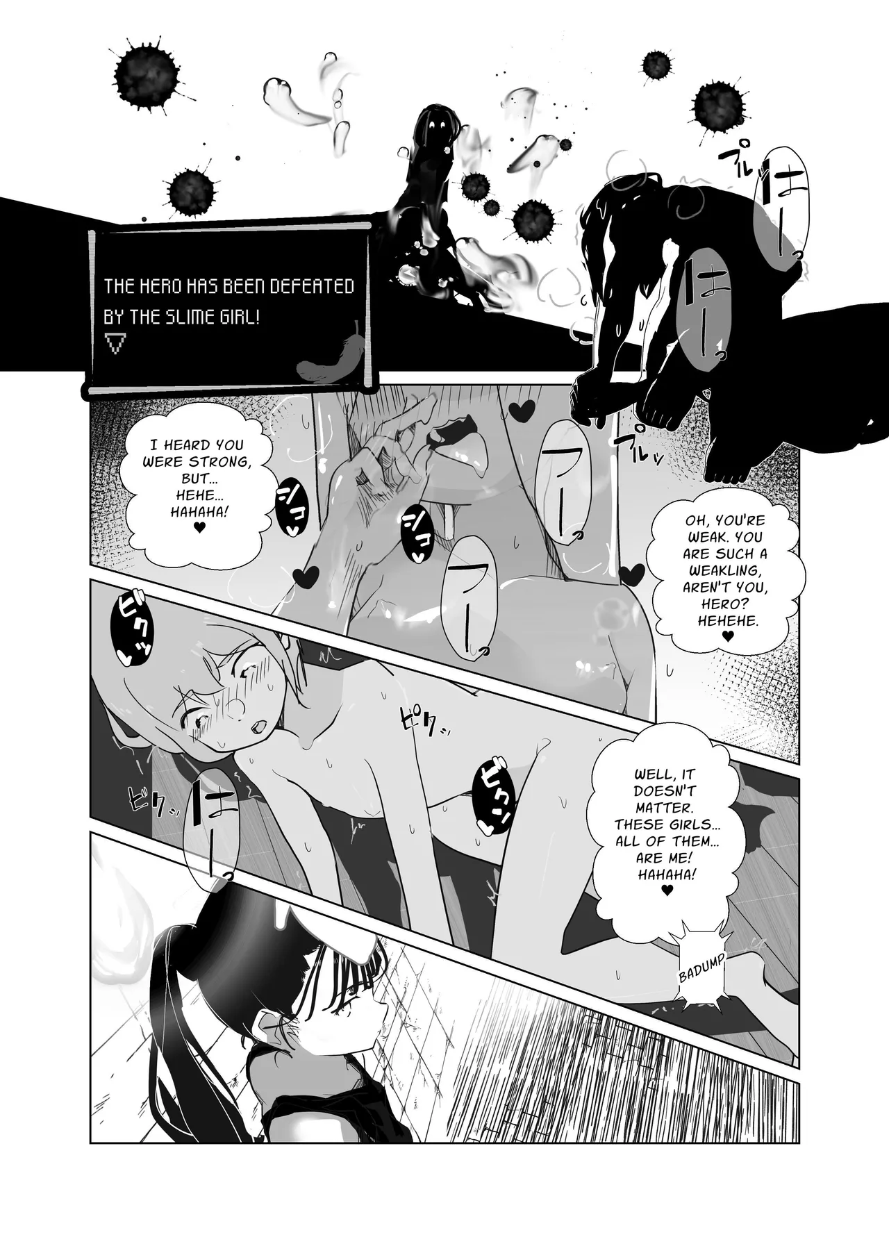 After Losing to a Monstergirl! ~the hero cursed to by unavoidable defeat~ 1: Slime Monster page 4 full