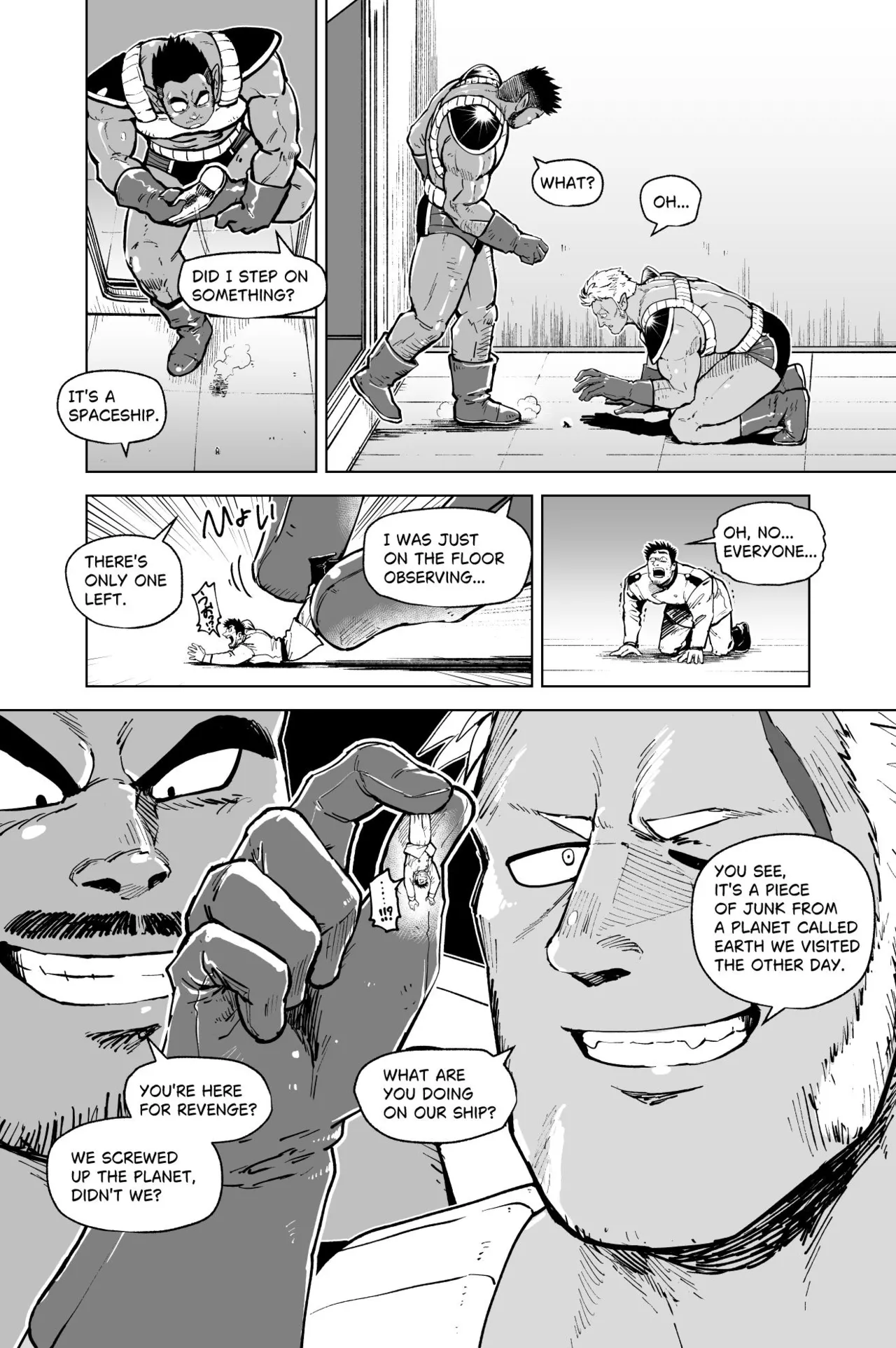 Giant Aliens and Earth Spies page 3 full