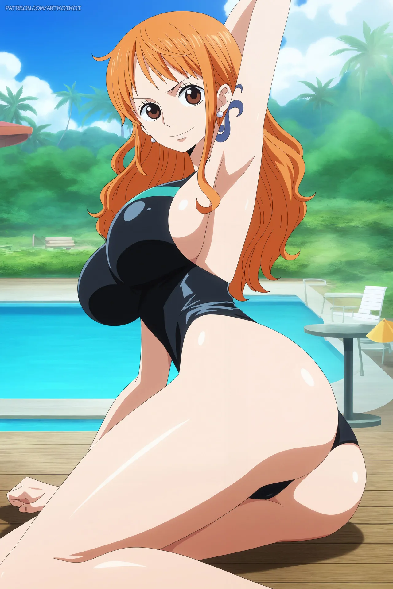 Nami and the Giant at the Pool 1 page 2 full