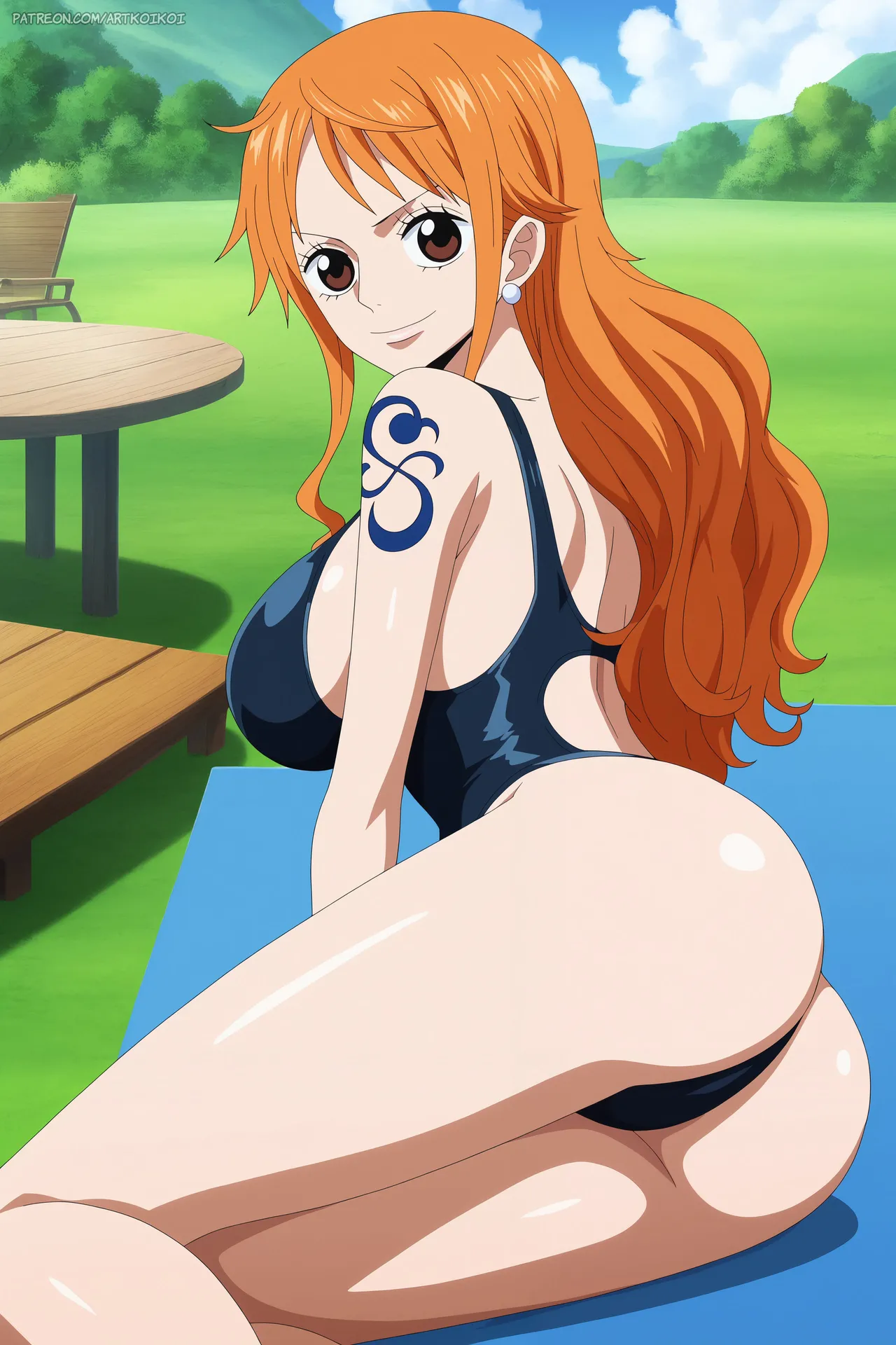 Nami and the Giant at the Pool 1 page 3 full