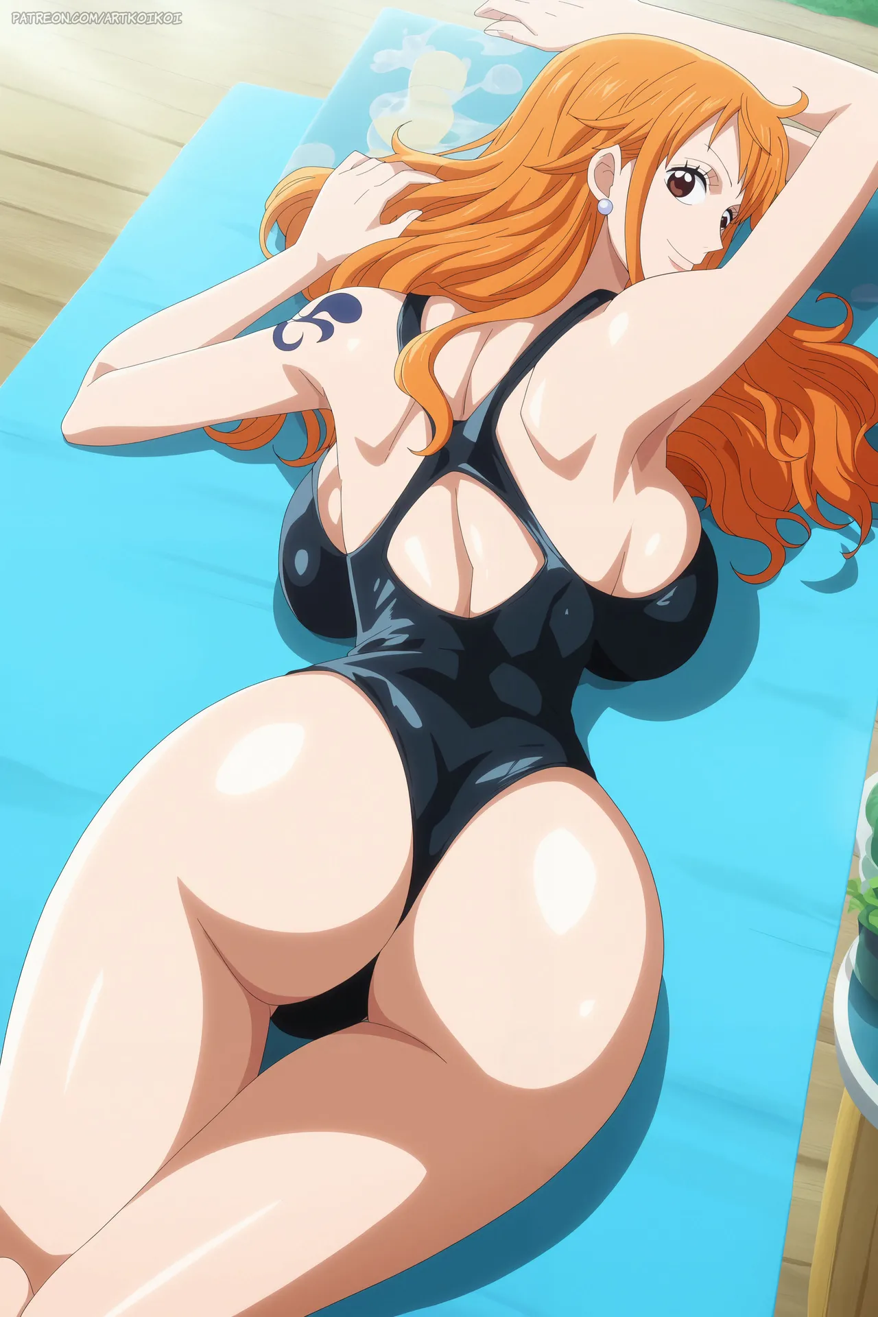 Nami and the Giant at the Pool 1 page 4 full