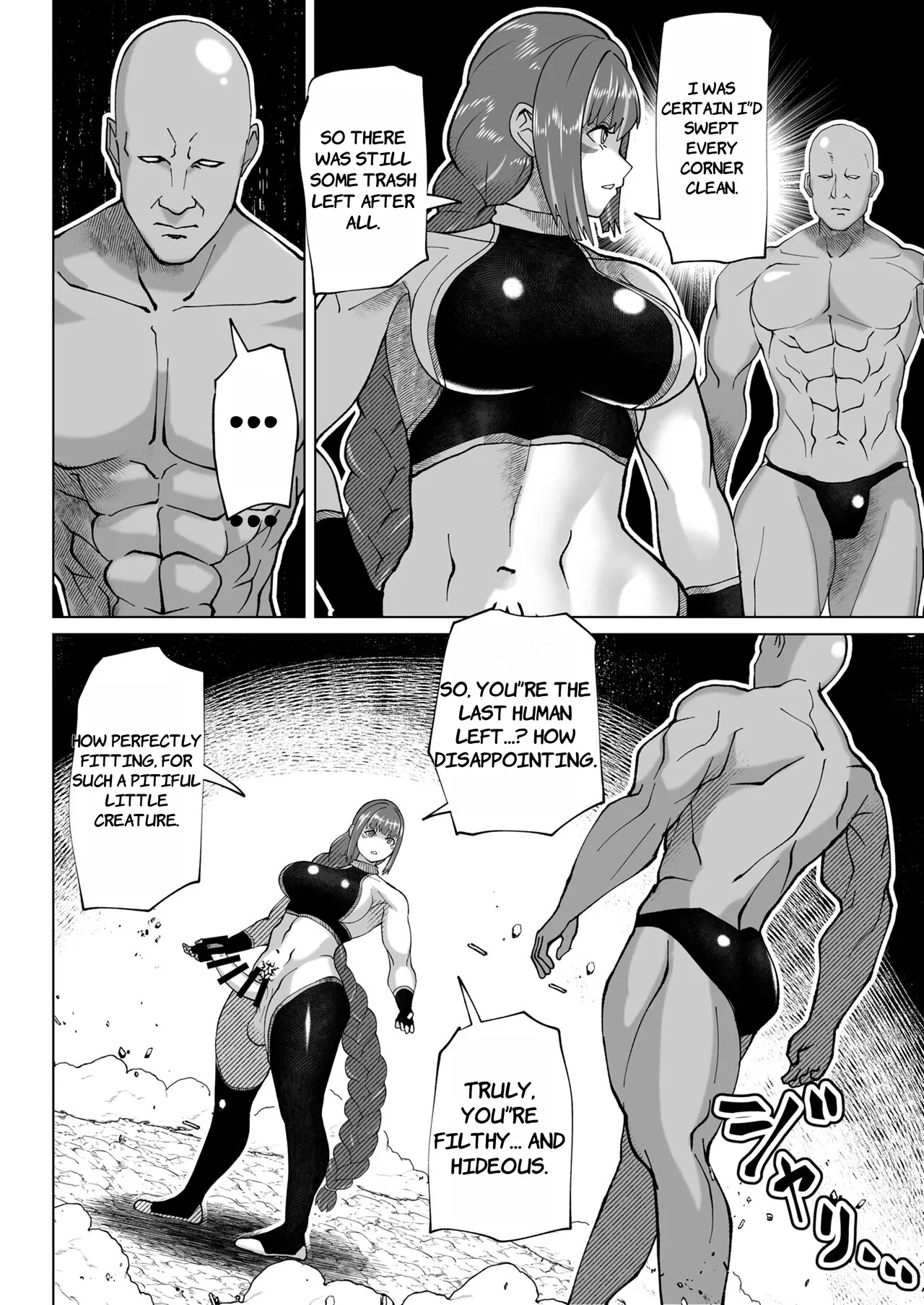 Jinrui o Mikudashiteru Sondai na Futanari Aku Megami ga Oji-san ni Zanpai suru Hanashi - ENGLISH AI TRANSLATED page 5 full