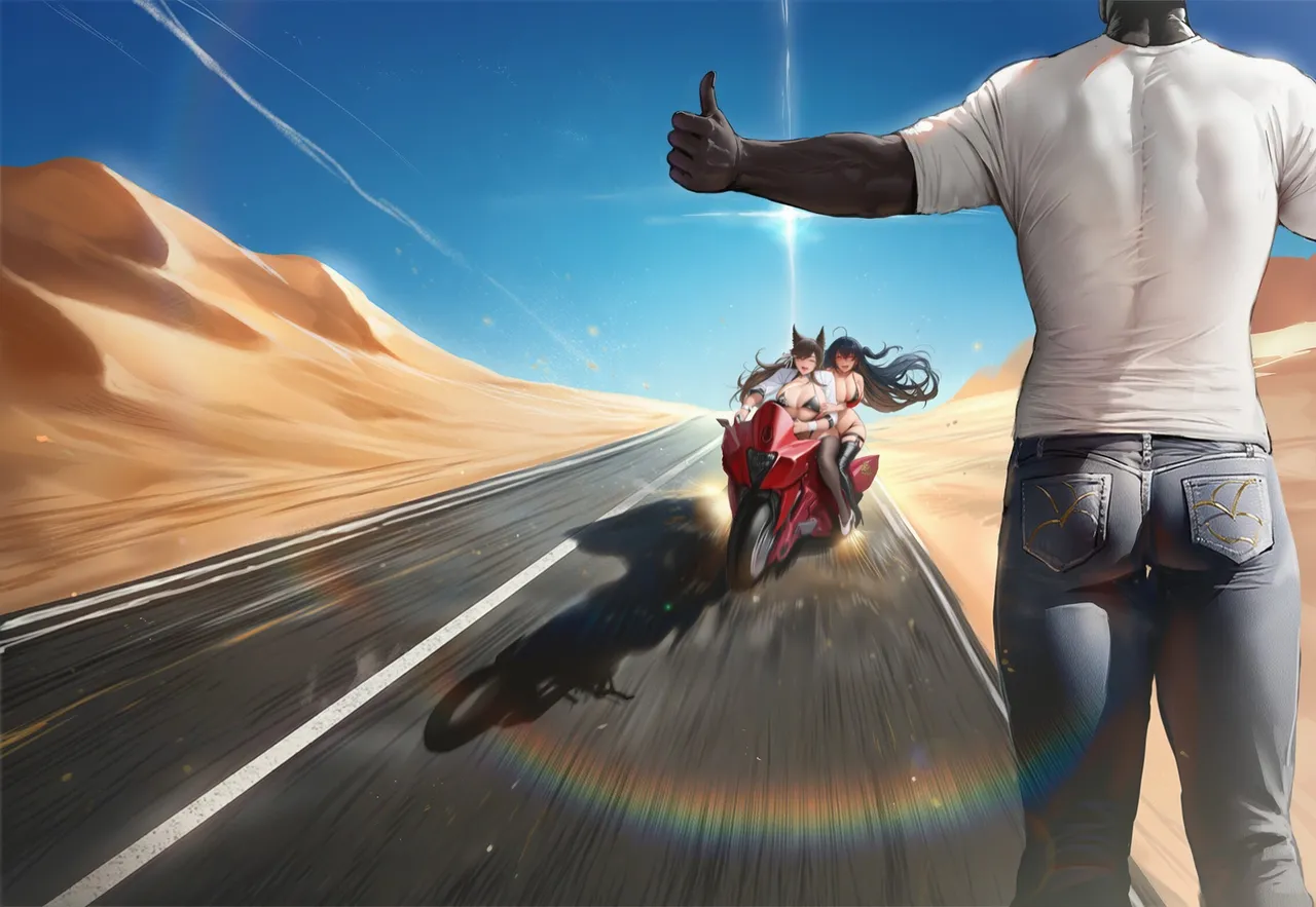 【Rayai】Atago & Taihou VB BBC   full page 2 full