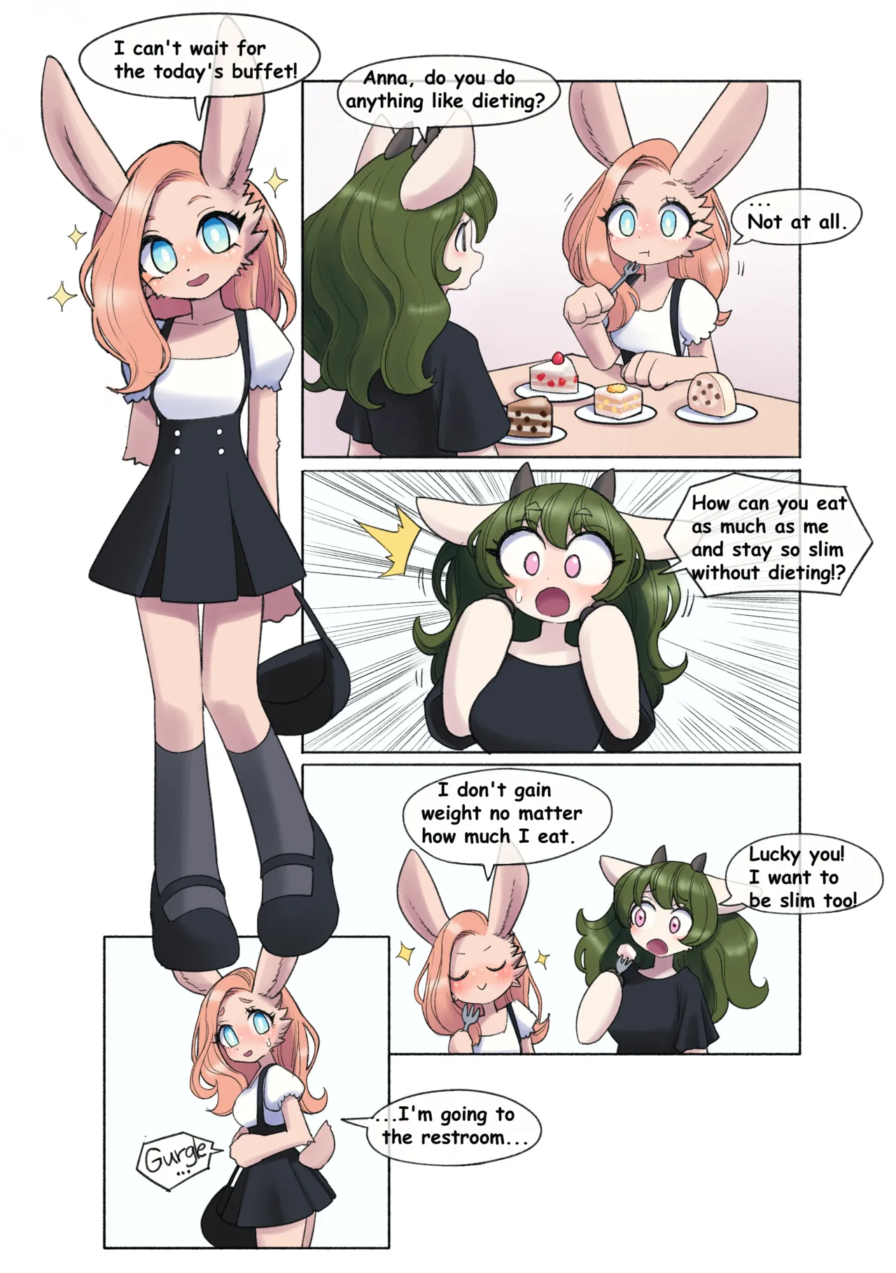 She Doesn't Gain Weight page 1 full