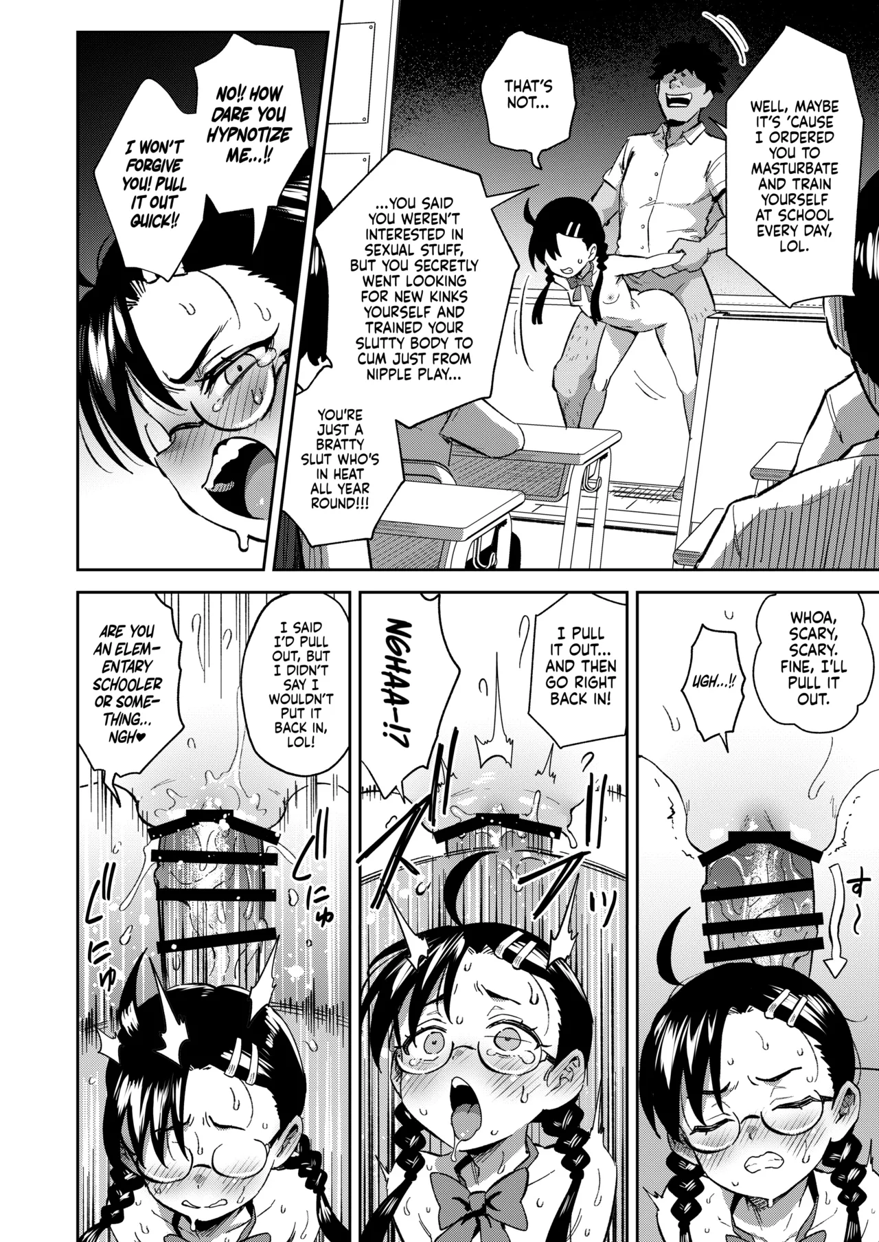 H ga Kirai na Iinchou ga Saimin Choukyou Sarete Mesu ni Sareru | The Class Rep Who Hates Sex Gets Hypnotized and Turned Into a Total Slut page 26 full
