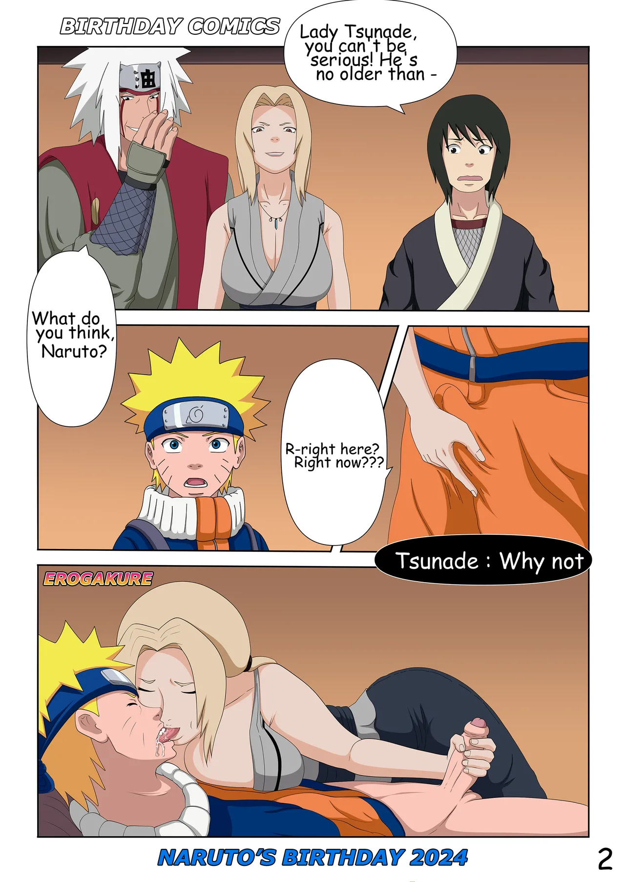 Naruto's Birthday Comic 2024  by Erogakure page 2 full