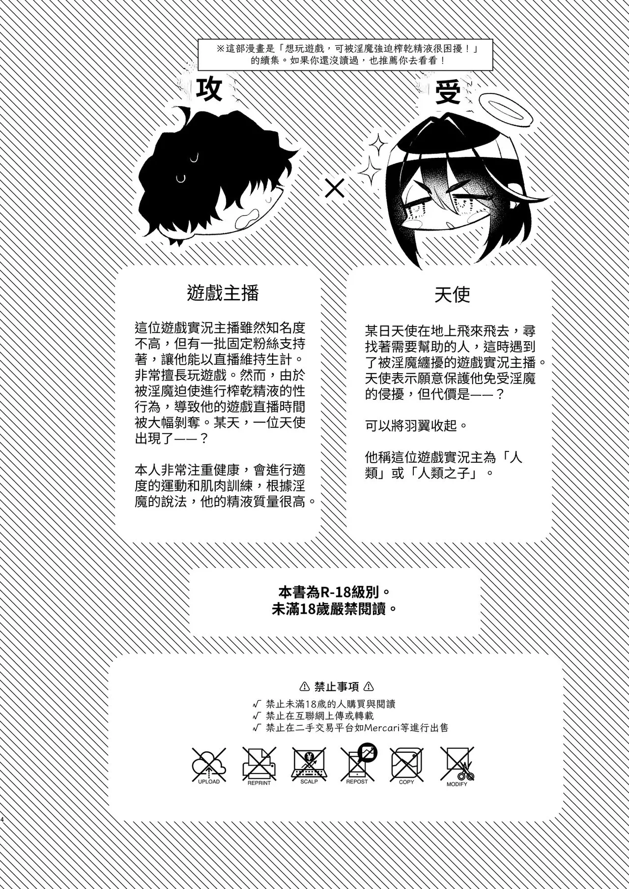 Game Shitai no ni Arawareta Tenshi mo Inran de Komaru! page 4 full