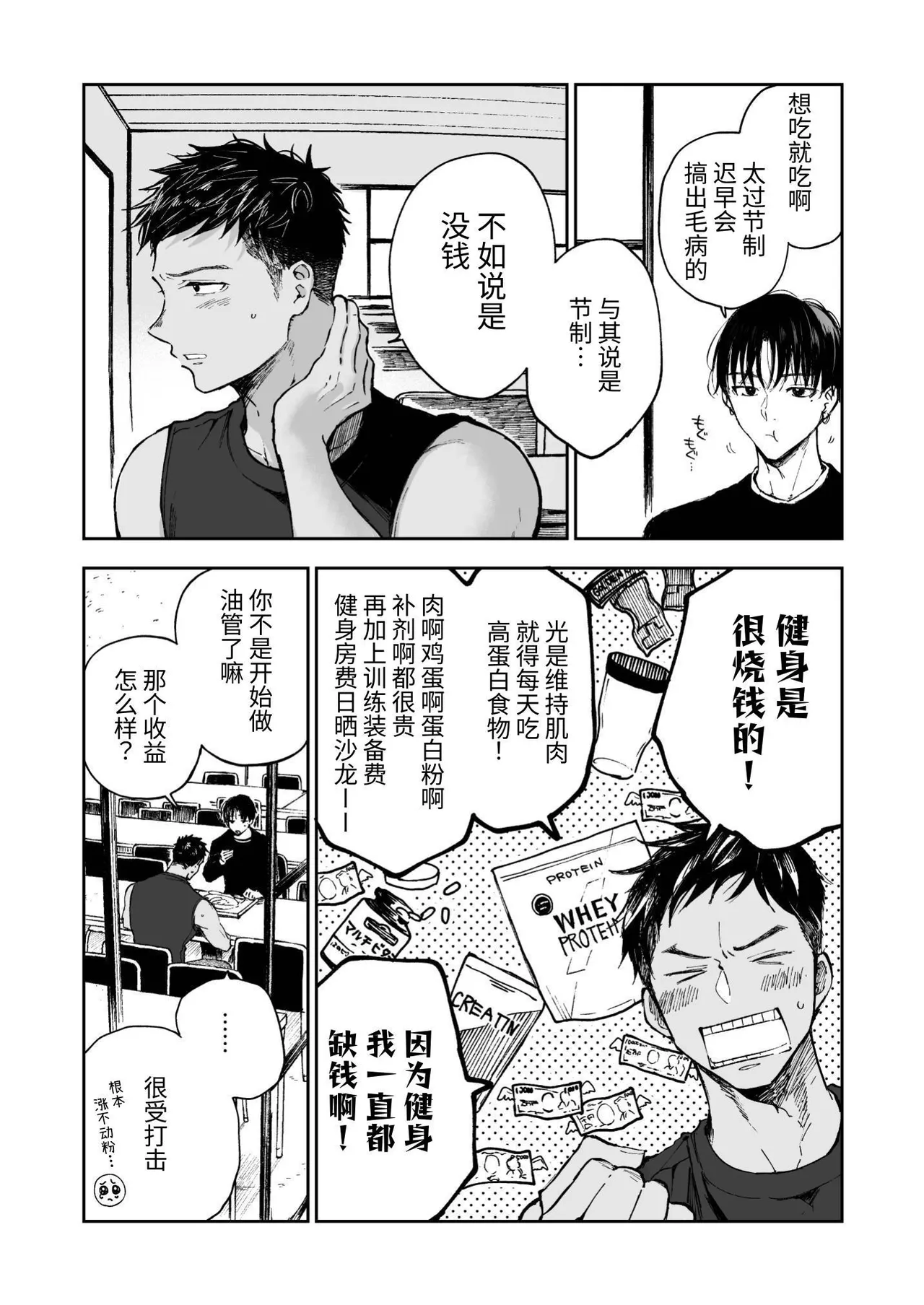 为了肌肉需要钱。 page 8 full