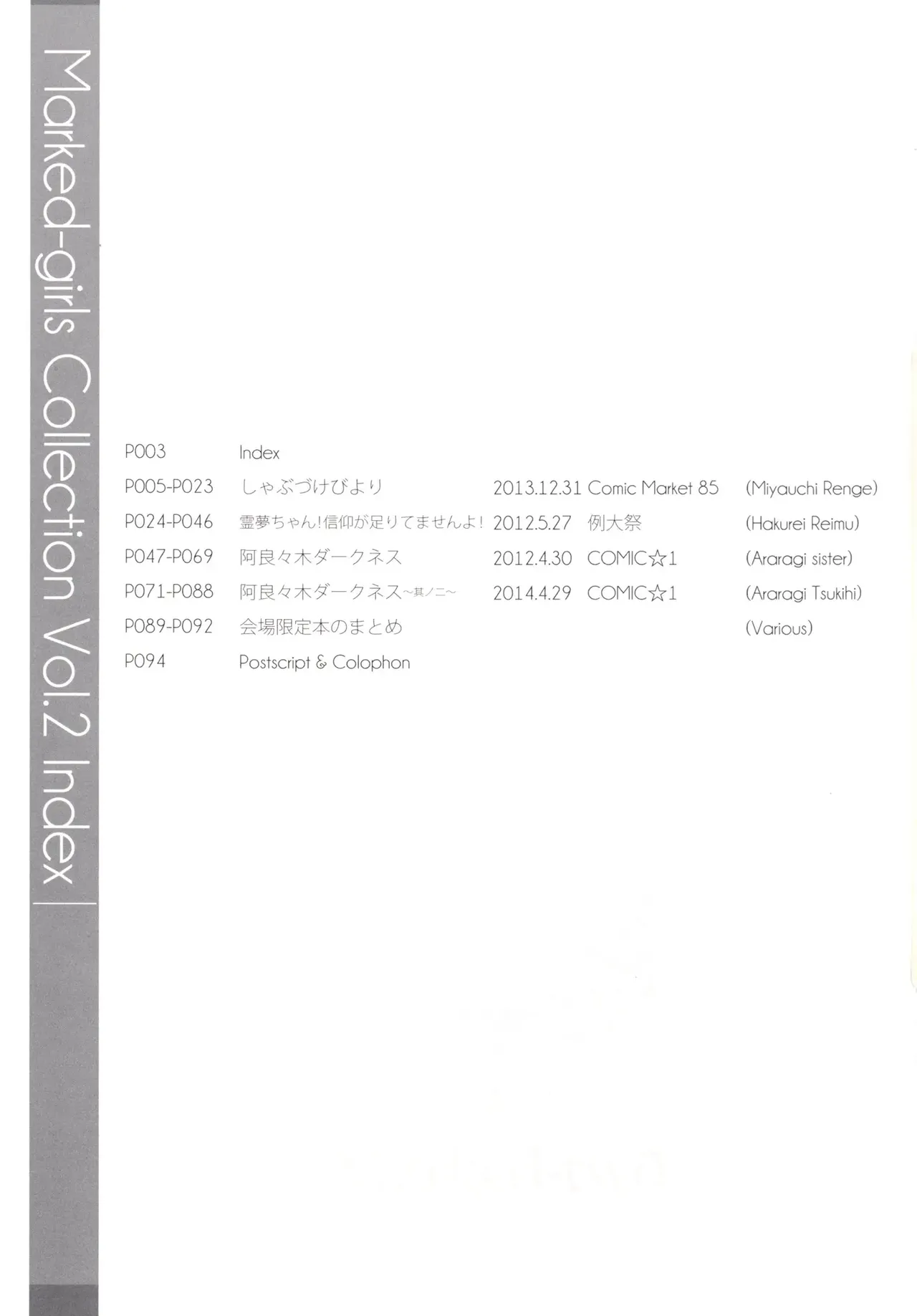 Marked-girls Collection Vol.2 page 2 full