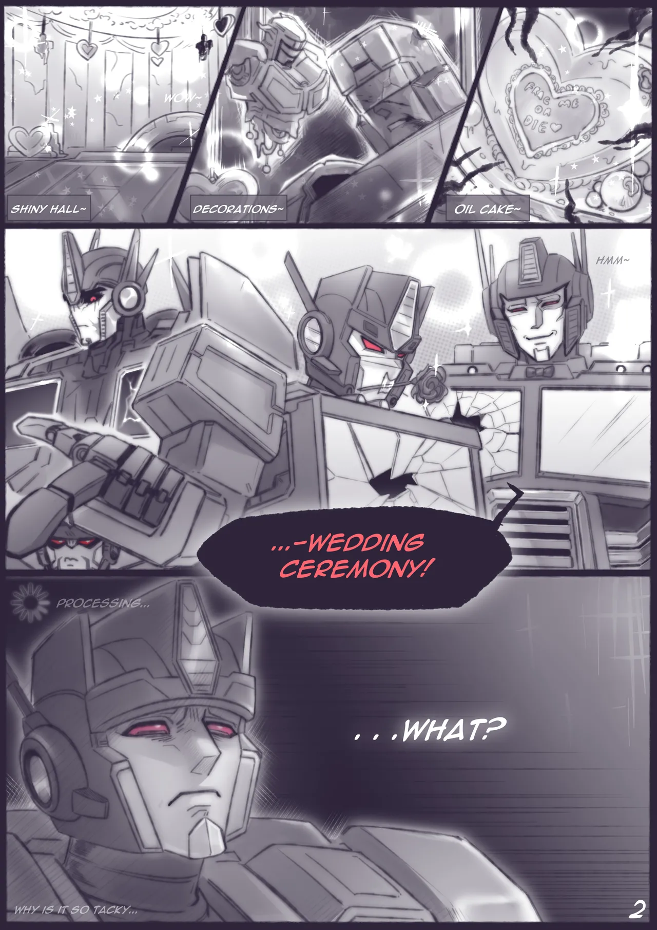 Shattered Glass! MOP Wedding Comic page 3 full