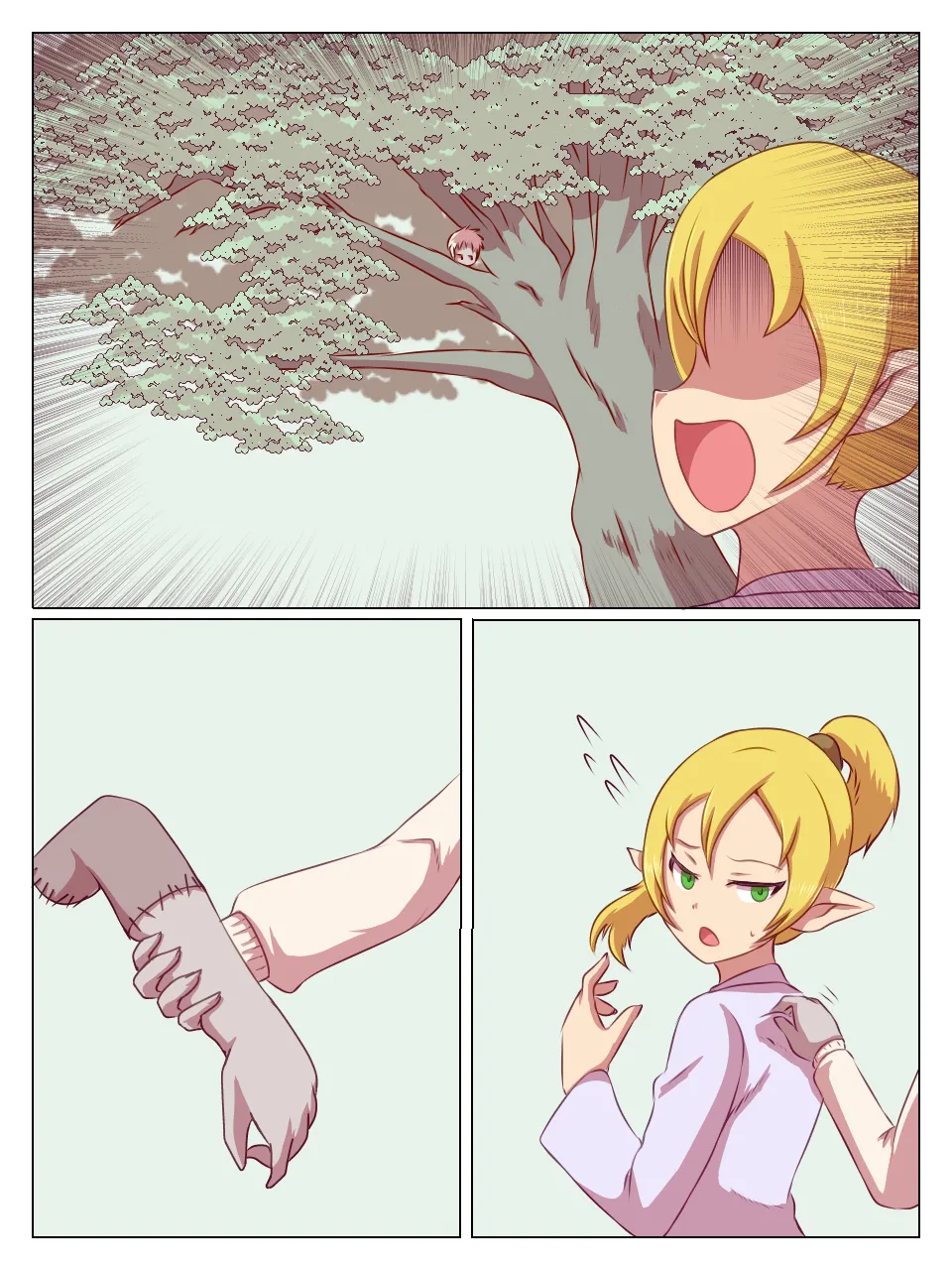 Monsutā musume to yōsei-san page 9 full