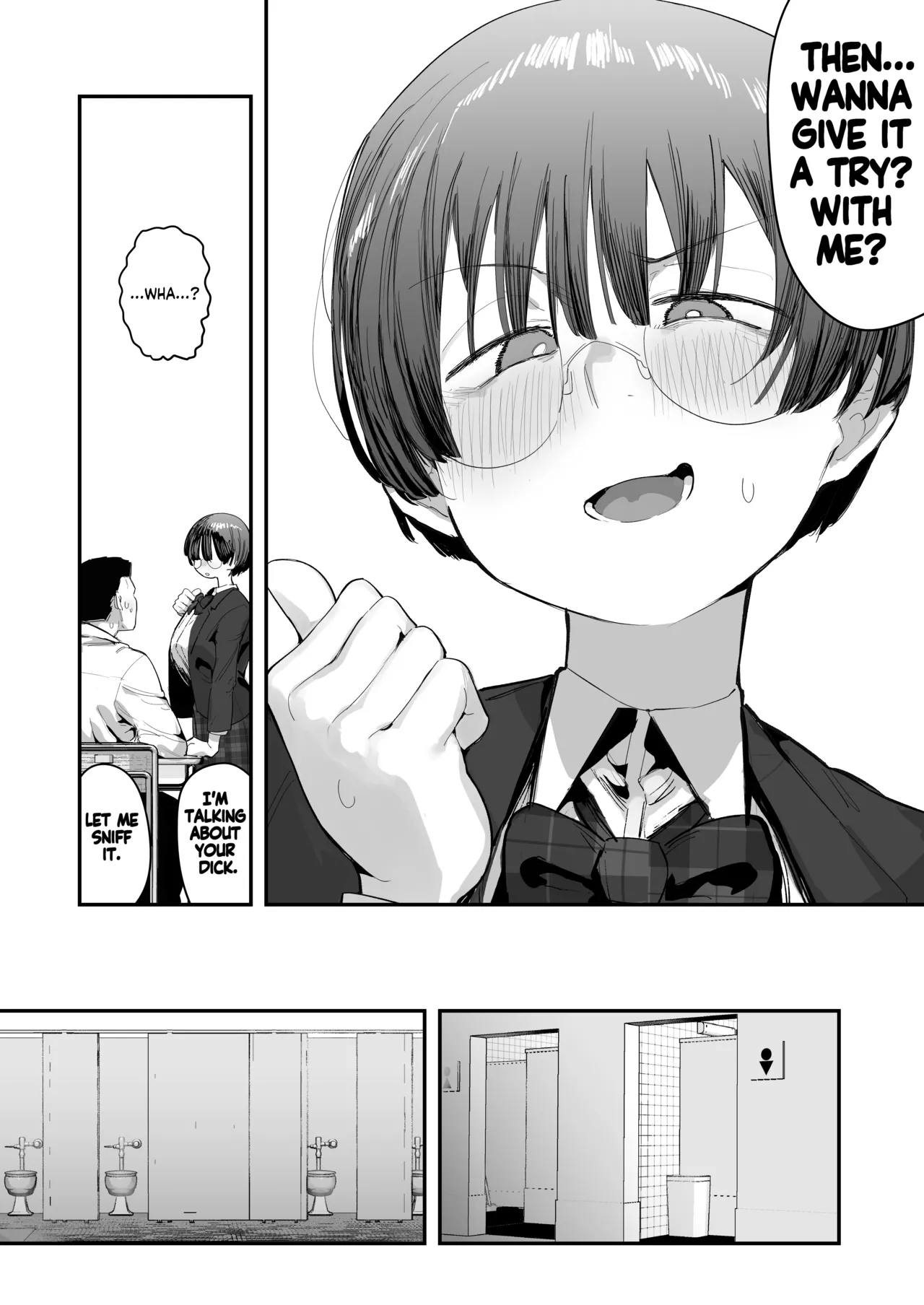 Bokutachi, Seiheki Friend. ~Onna Tomodachi no Aidokusho wa Ore no Daisuki na 'Chin Kagi Ero Manga' deshita~ Zenpen | My best friend was into the "cock-sniffIing doujin" that I love! And now we're pervy sex friends! Part 1 page 8 full