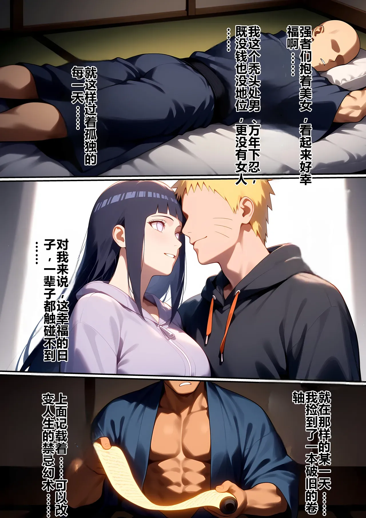 幻術ハーレム忍法帖 1 ヒ●タ・ハ●ビ編｜催●×快楽堕ち｜禁断の幻術で心は抗うも体は快楽に堕ちる…忍ハーレム開幕！ page 2 full