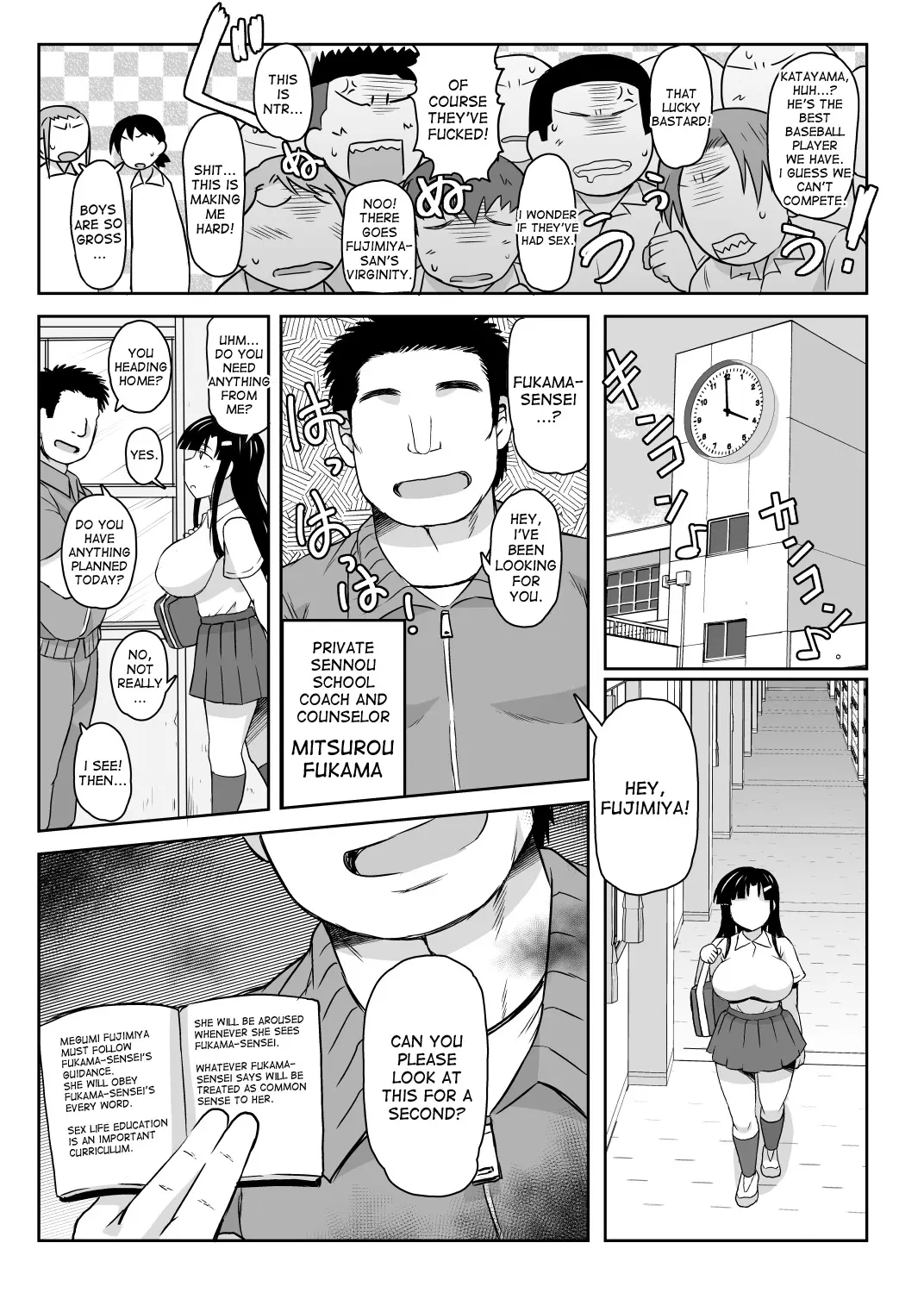 Inkou Kyoushi no Saimin Seikatsu Shidouroku page 8 full
