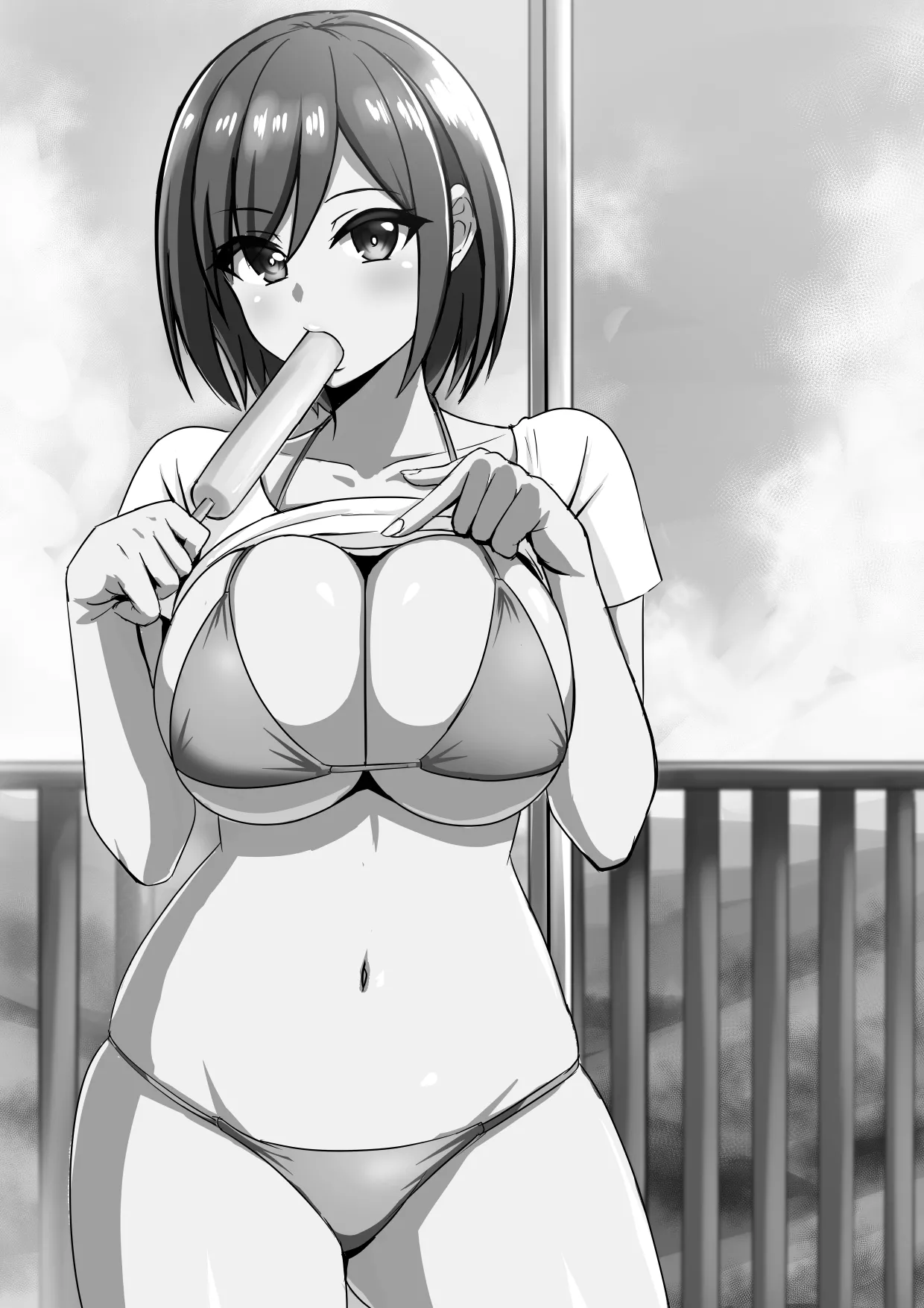 Soto ga Shakunetsi na Node Cool Ganzuke de SeFri to Yari Makuru page 3 full