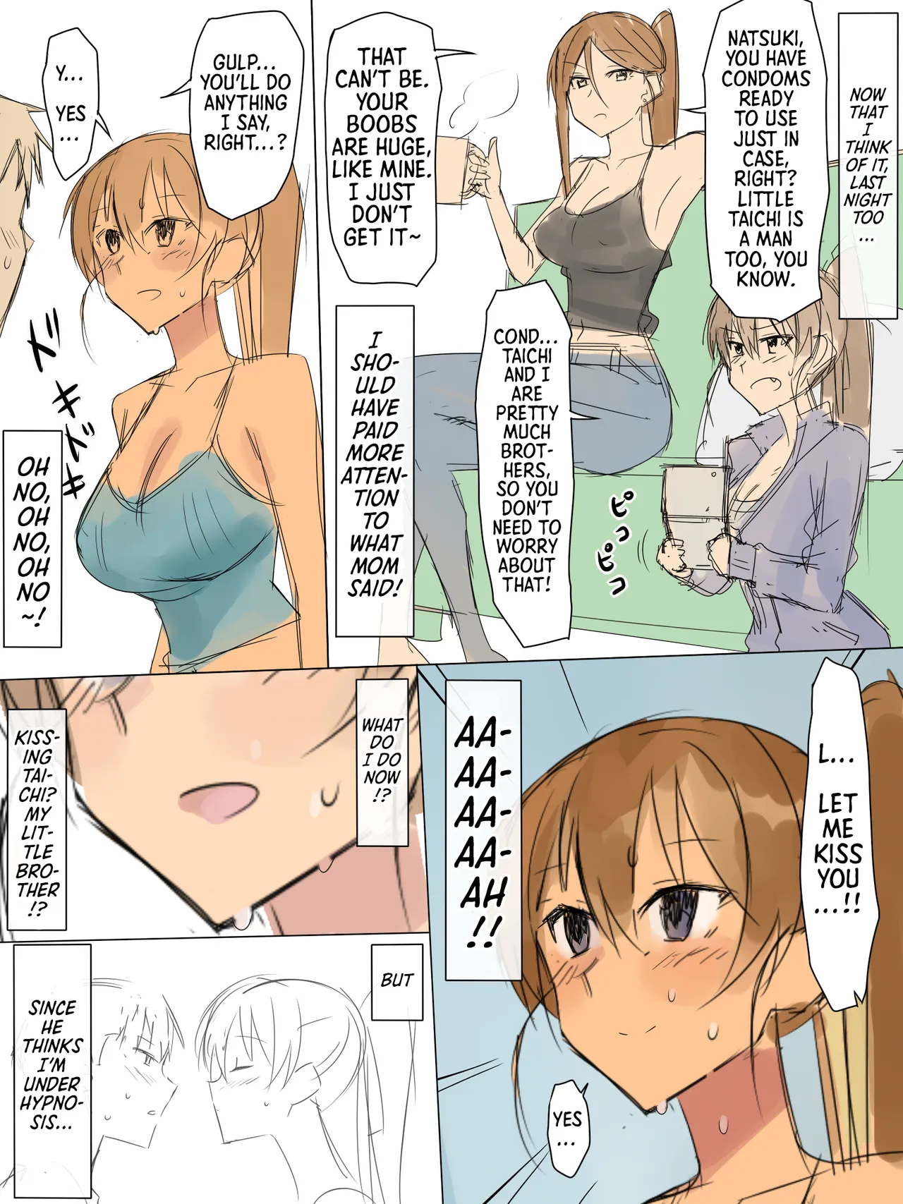 A Story About Using Hypnosis to Make the Childhood Friend Who Was Like an Older Brother to Me into My Lover page 7 full