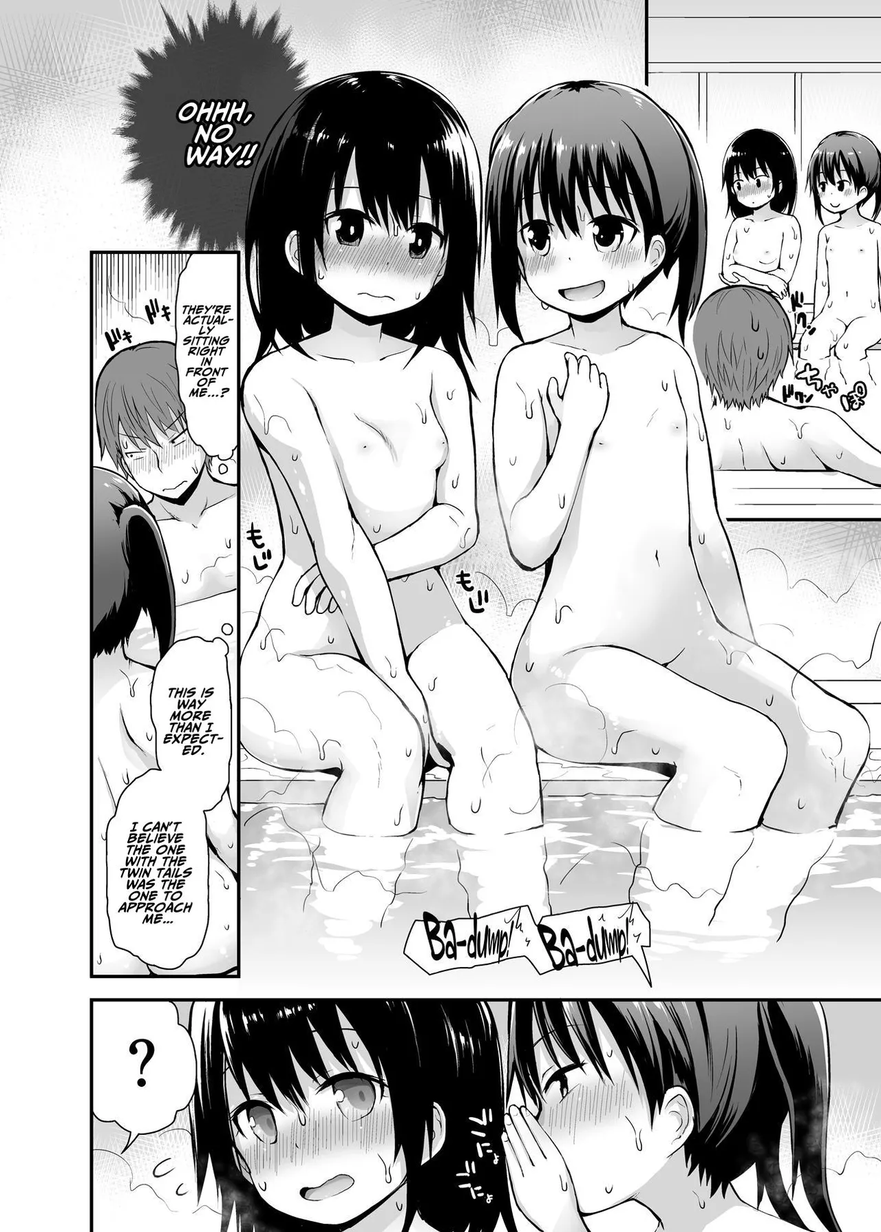 Onnanoko datte Otokoyu ni Hairitai | We Want In The Men's Bath Too page 9 full