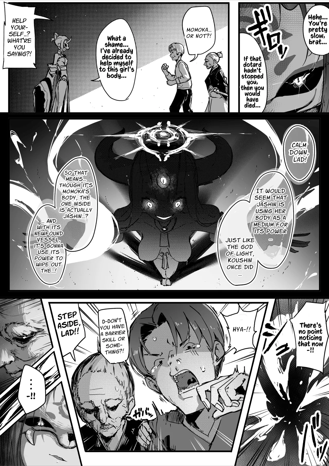 Hyakudaku no Tou -Ni- Kengen Seshi Jahen | Tower of a Hundred Impurities ~Part 2~ page 8 full