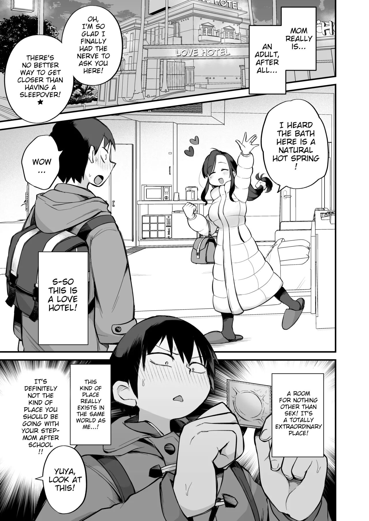 Guigui Kuru Gibo to AV Kanshou ~Love Hotel Hen~ | Watching Porn with my Pushy Stepmom ~The Love Hotel~ page 8 full