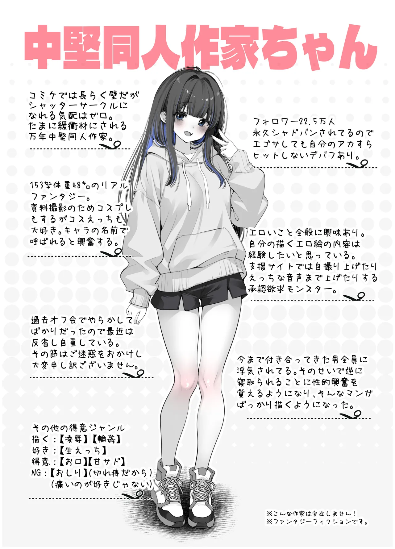 中堅同人作家ちゃんのないしょ！ page 2 full