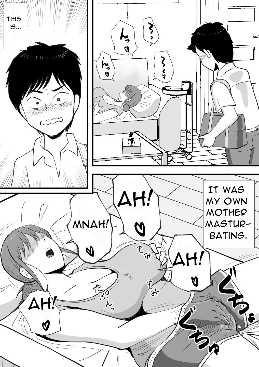 Neboketa Kaasan ga Erokunatte Semattekuru - My Sleepy Mom Gets All Horny and Comes on to Me page 4 full