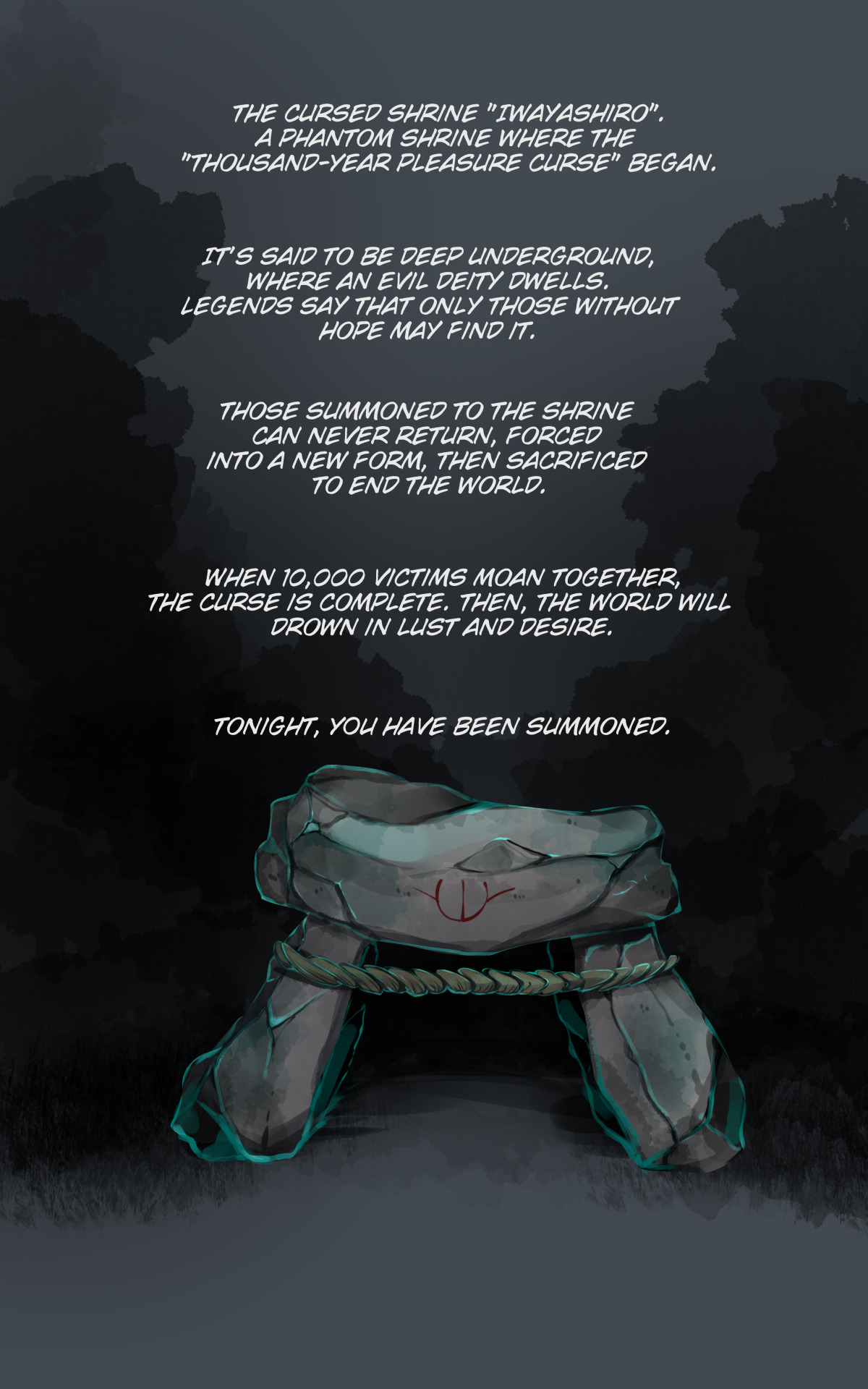 淫神様にラバー人外牝牛にされて快楽のこと以外考えられなくなるまんがーシロハダの呪肉ー page 3 full