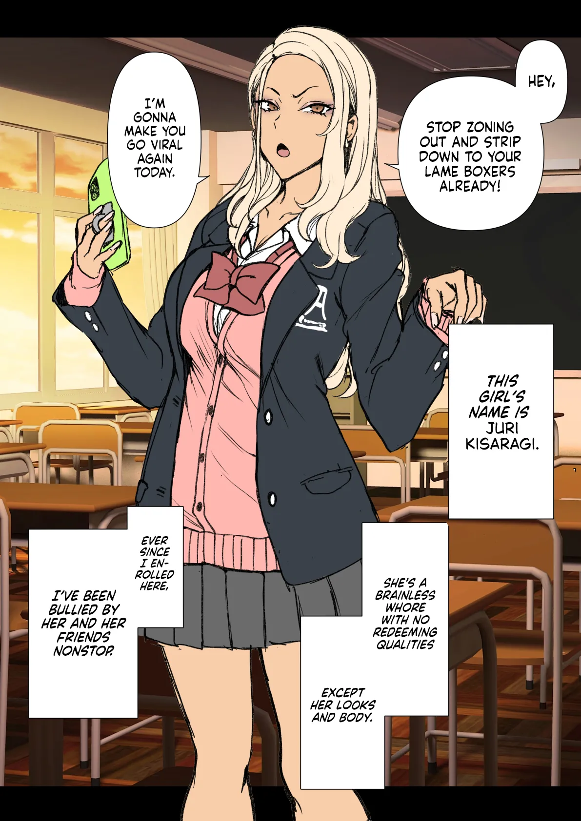 Mukatsuku Gyaru ni Saimin o Kakeru Hanashi | A Story About Hypnotizing a Bitchy Gyaru page 2 full