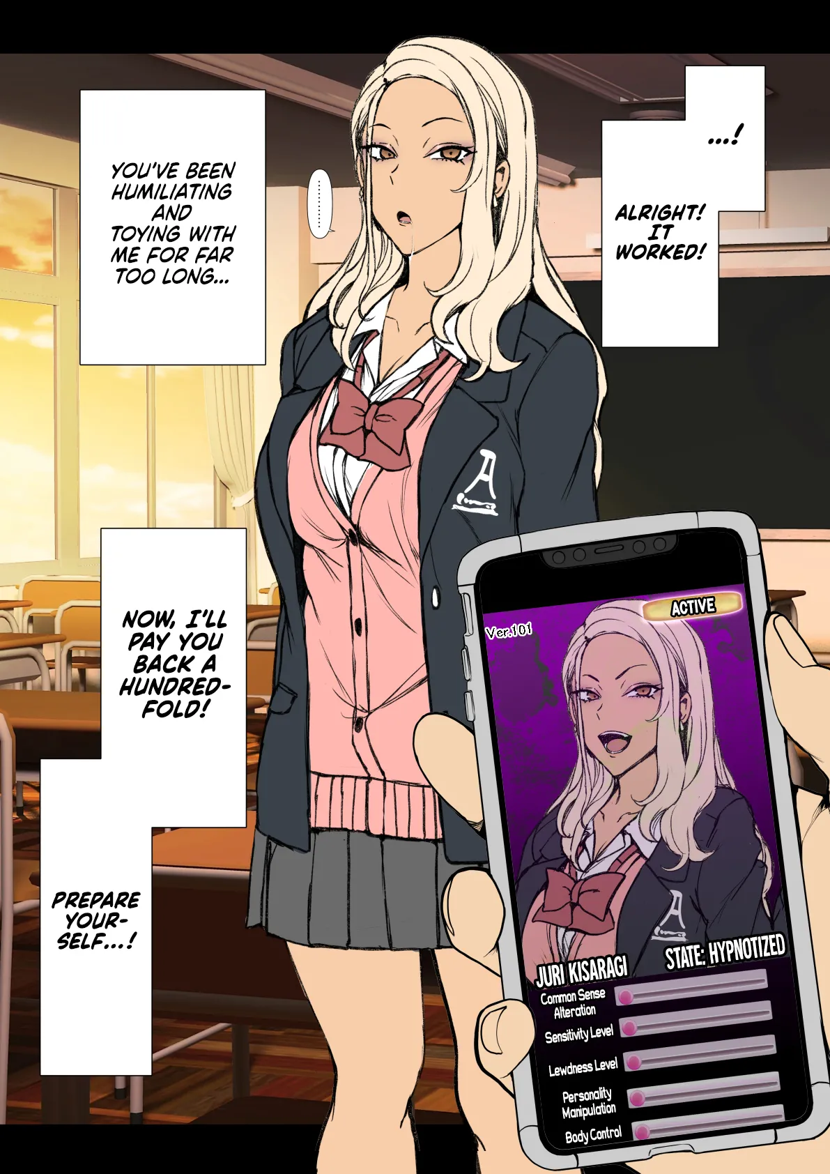 Mukatsuku Gyaru ni Saimin o Kakeru Hanashi | A Story About Hypnotizing a Bitchy Gyaru page 4 full