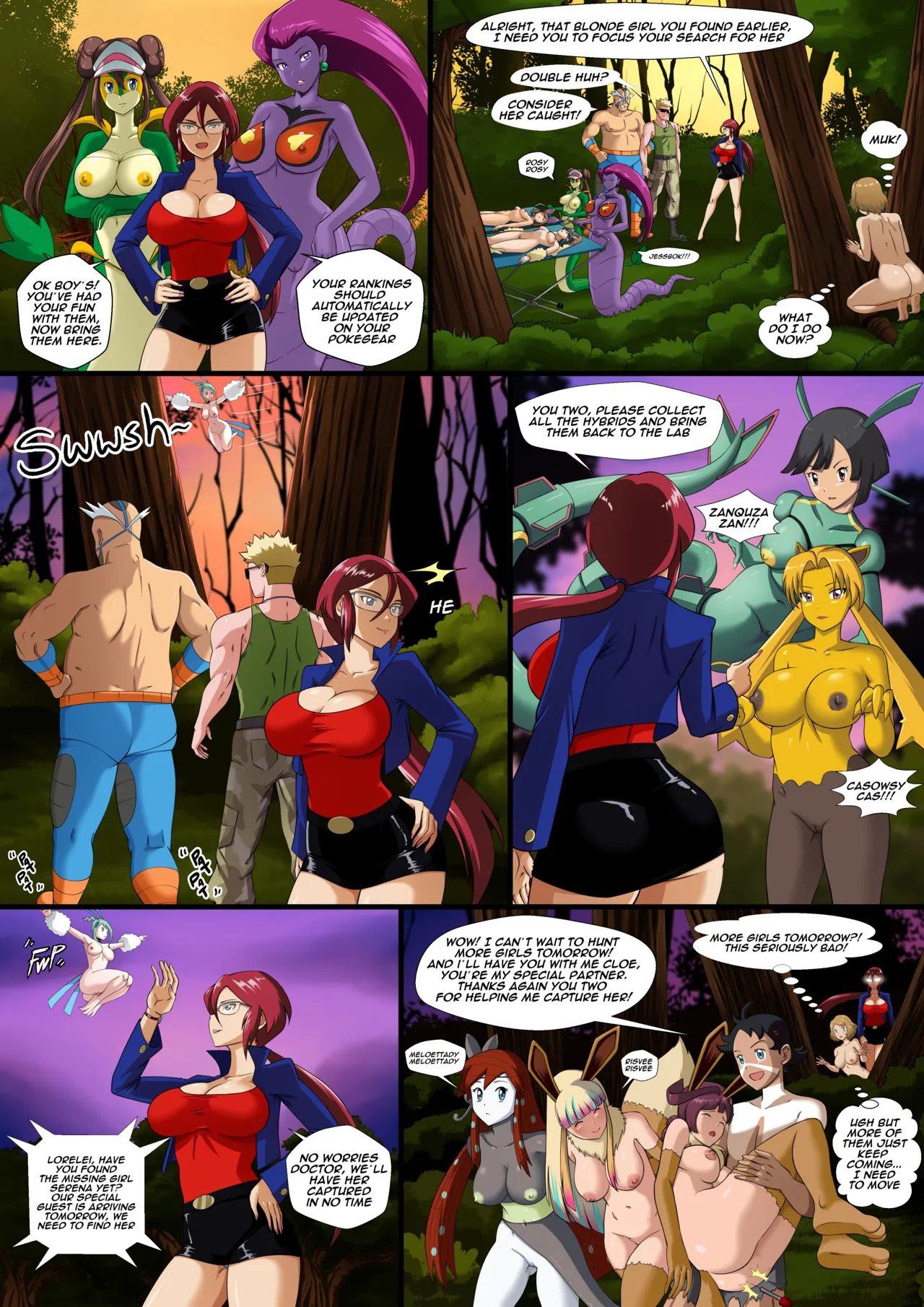Pokemon: Into the Safari Zone! A wild hunt for Serena. page 8 full