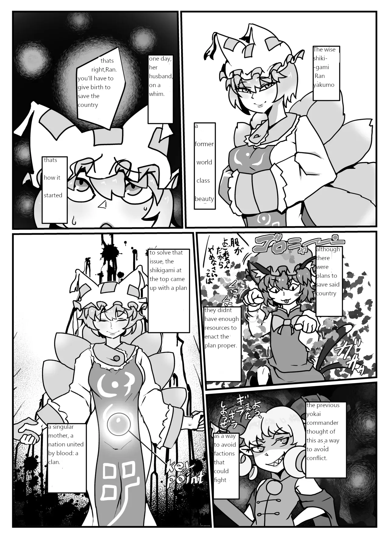Ran's repopulation plan. touhou project page 1 full
