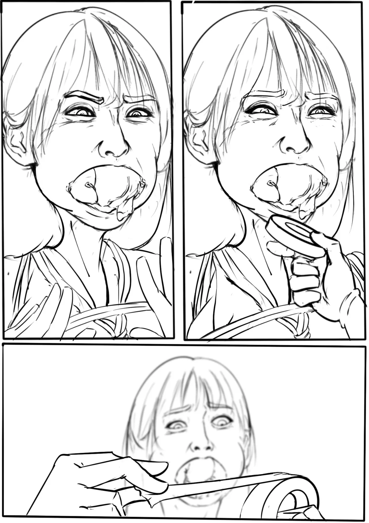 Bondage Short Manga comic page 6 full