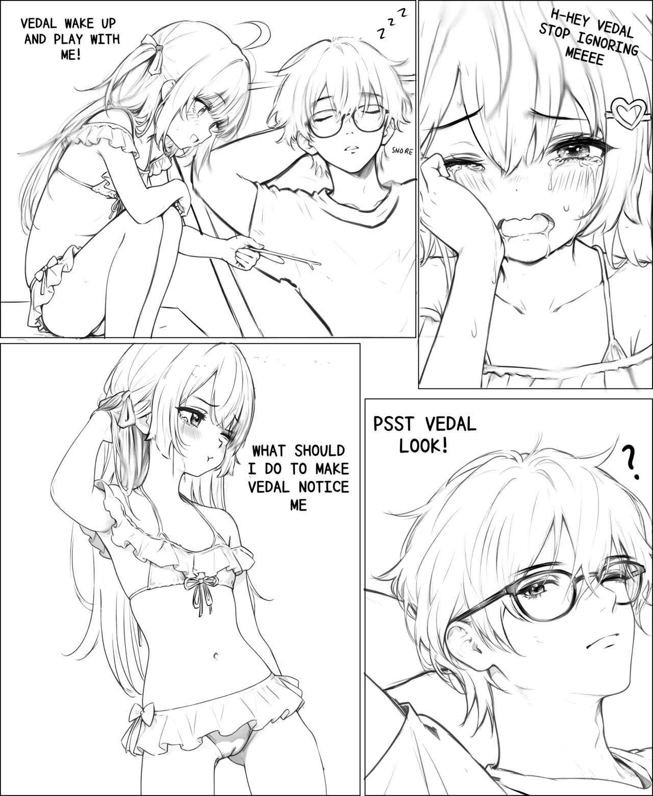 Swimsuit Neuro Short Comic page 5 full