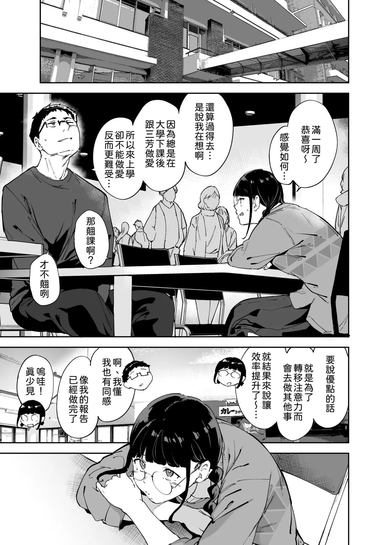 Otaku Tomodachi to no Seikkusu wa Saikou ni Kimochi ii 3 | 與宅宅朋友的性愛最爽了3 page 8 full