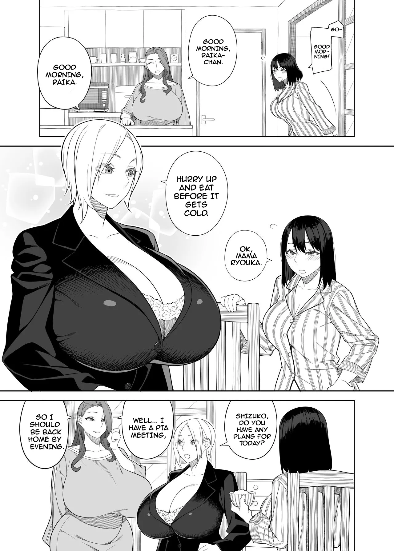 Busty Lewd Mother is the Principal's Woman 2 | Bakunyuu wa Haha Gaku enchou no Onna 2 | page 3 full