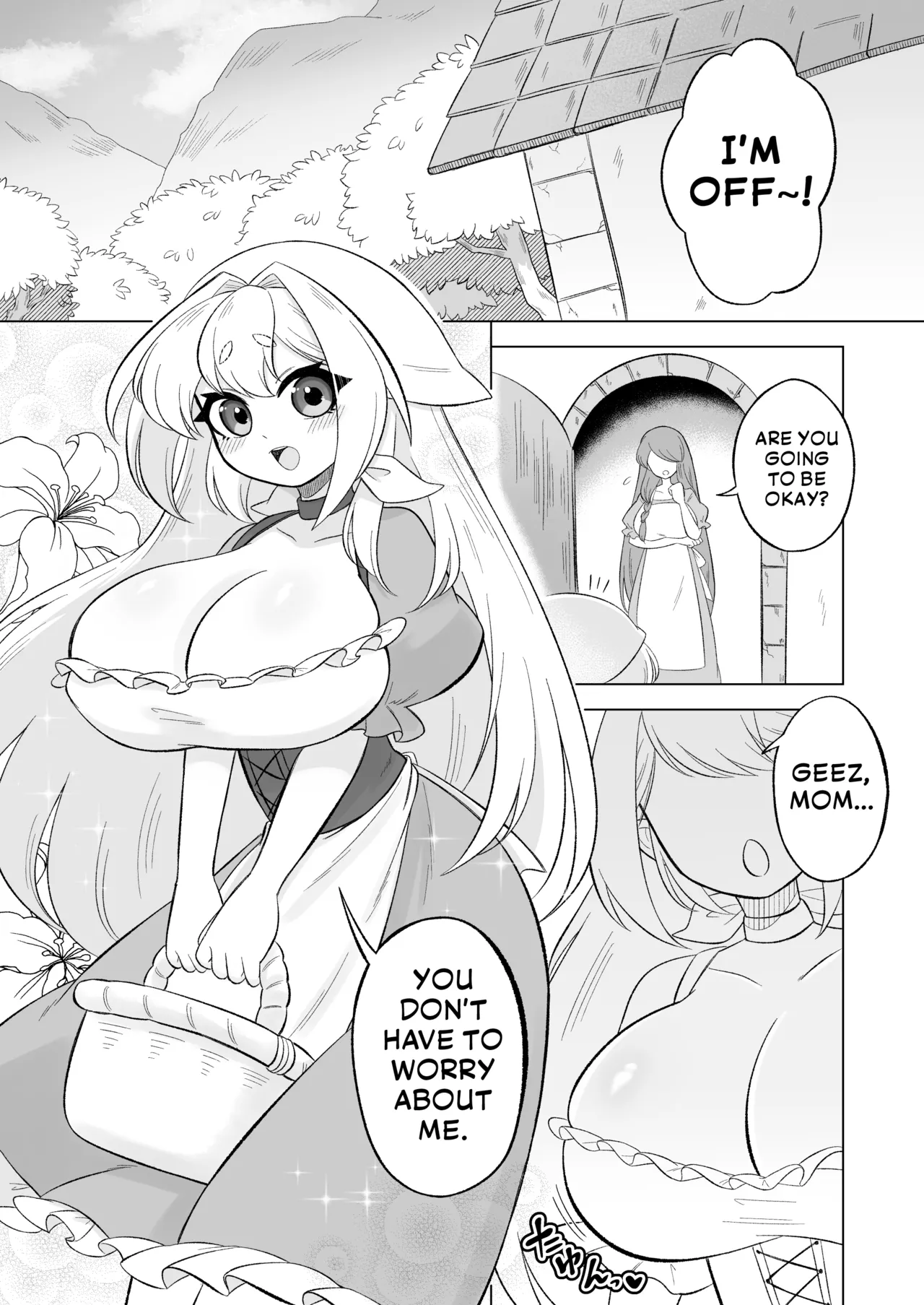 Aru Hi Mori no Naka Shokushu no Kaibutsu ni Tanetsuke Koubi Sareru Shoujo no Ohanashi page 2 full