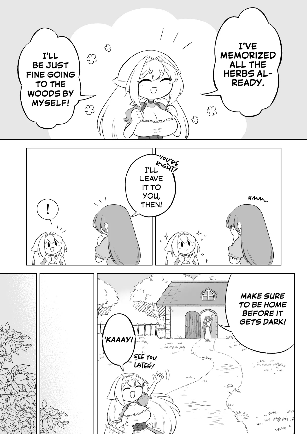 Aru Hi Mori no Naka Shokushu no Kaibutsu ni Tanetsuke Koubi Sareru Shoujo no Ohanashi page 3 full