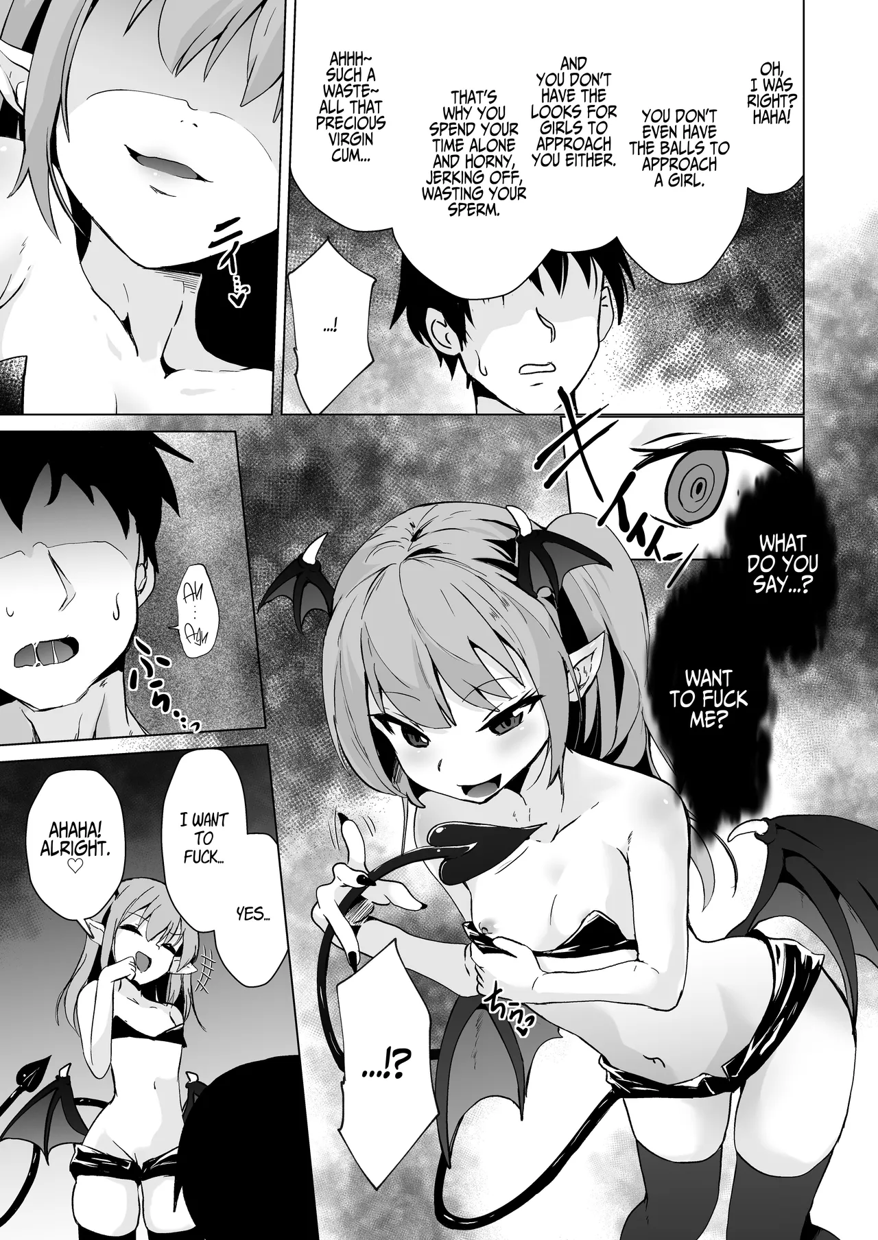 Mesugaki Succubus-tachi ni Shiborareru page 8 full