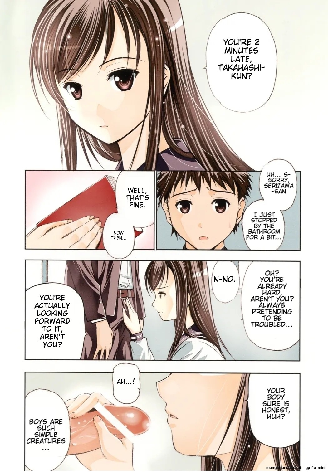 Un etudiant de la fille -color- page 4 full