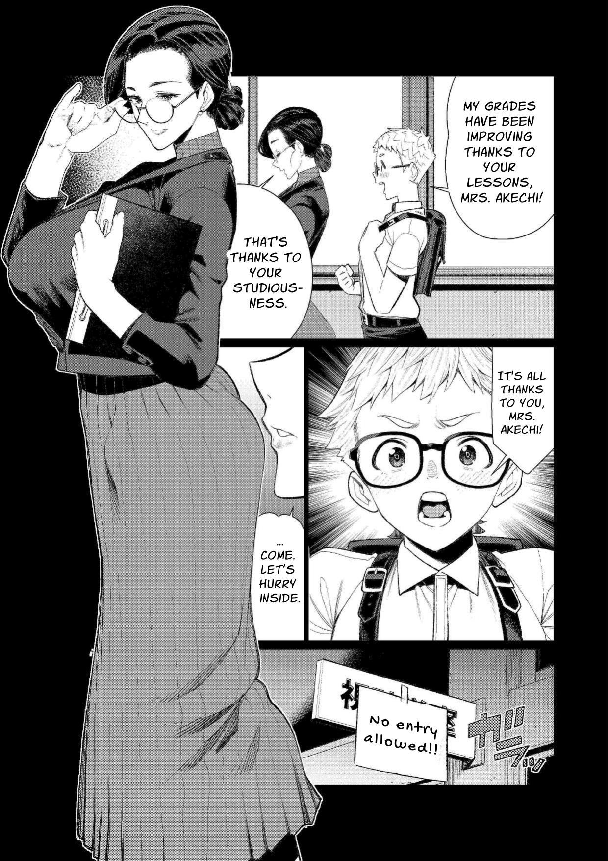 Kyoushi no Ana -Katabutsu Hitozuma Kyoushi no Shiri Ana Houshi- | Teacher's Hole -A Strict Married Woman Teacher's Asshole Service- page 3 full