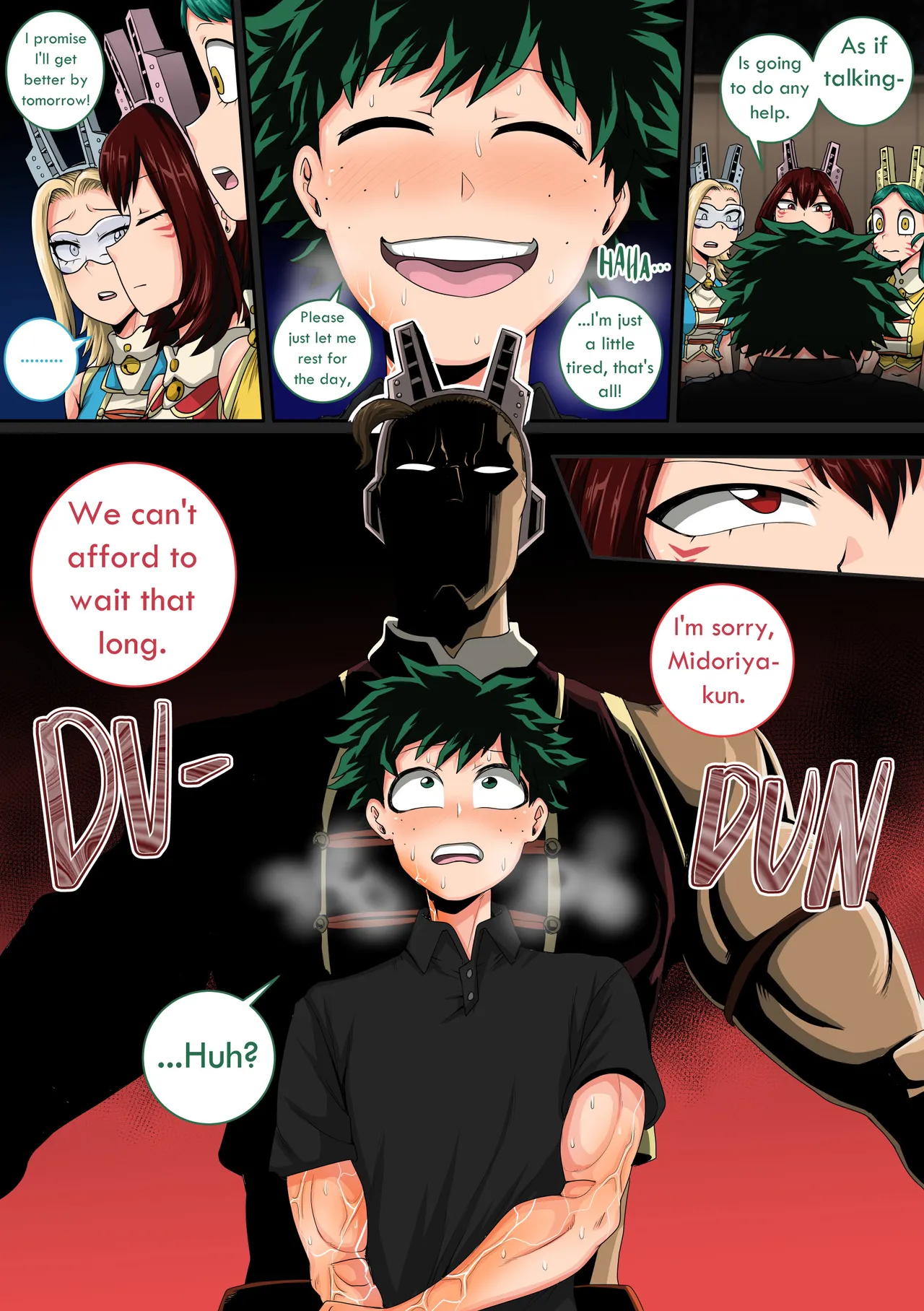 My Harem Academia Chapter 8 Part 3 Breaking into a broken heart page 6 full