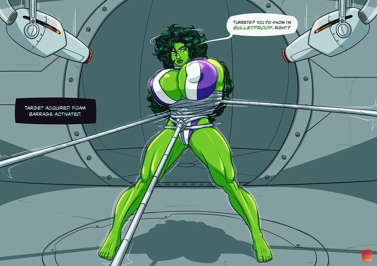 She-Hulk bondage page 7 full