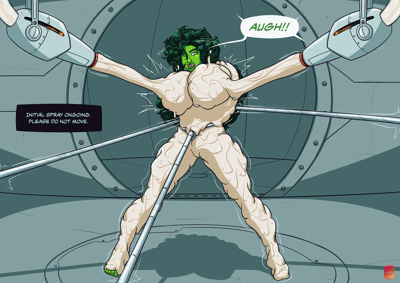 She-Hulk bondage page 8 full