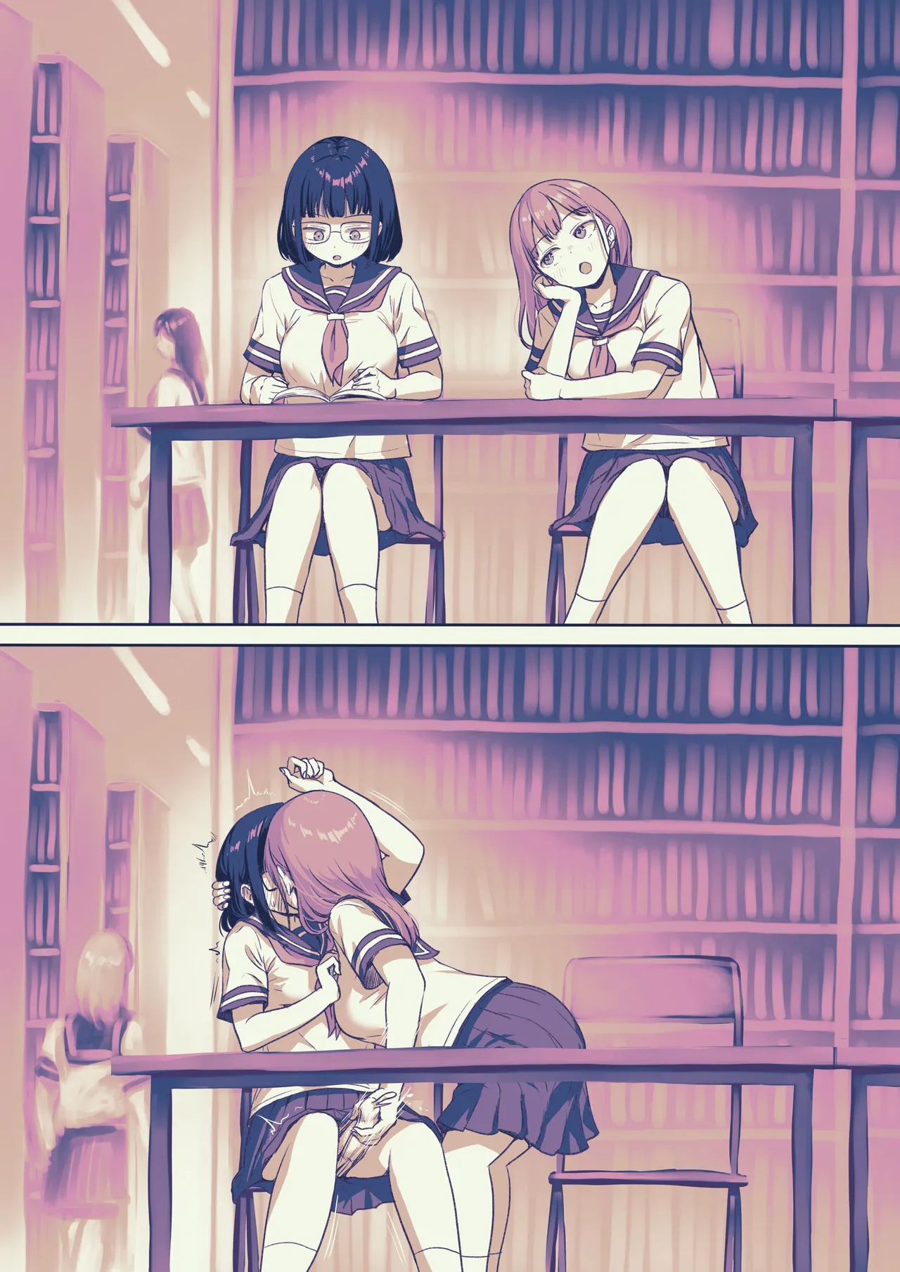 Toshoshitsu de Moteasobareru Futanari-chan page 3 full