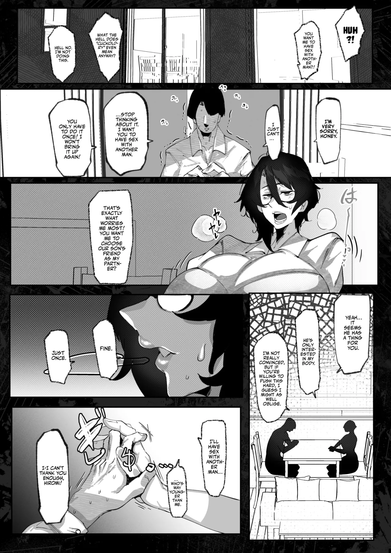 Hitozuma Hiromi wa Aitsu no Iinari | Married MILF Hiromi Can't Say No to Him page 10 full