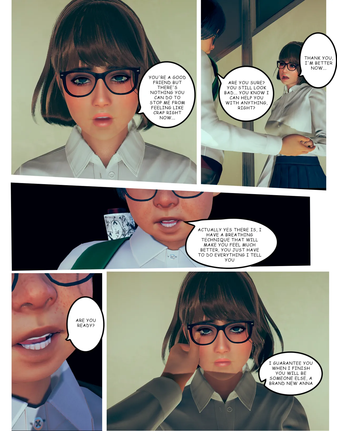 I HPYNOTIZED MY BEST FRIEND TO BECOME MY GIRLFRIEND page 9 full