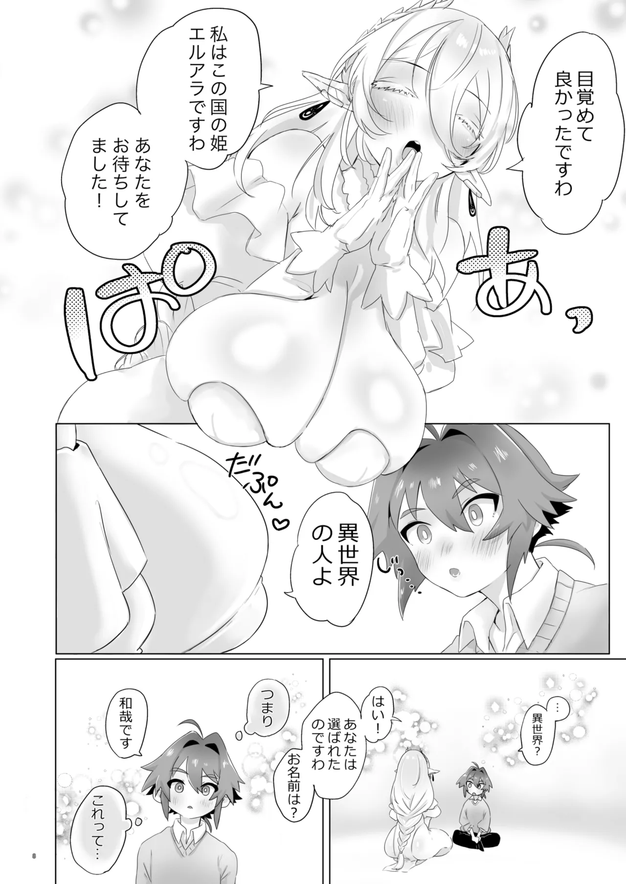 Isekai Ni Shoukansarete Elf no Himesama ni Yinmon Keiyaku O Musubarete Shimaimashita page 8 full